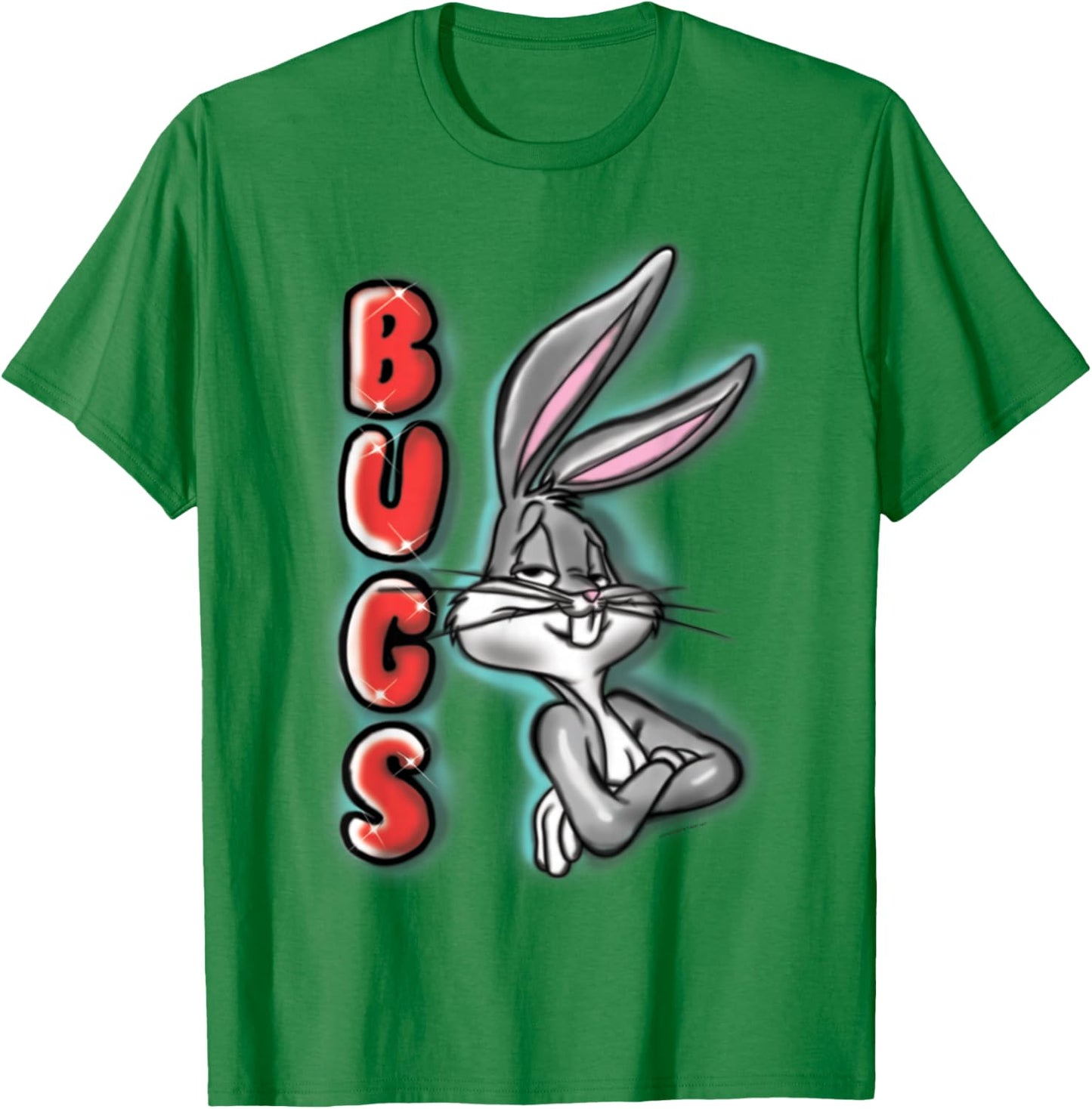 Bugs Bunny Airbrush T-Shirt - T-Shirt | Irish Green