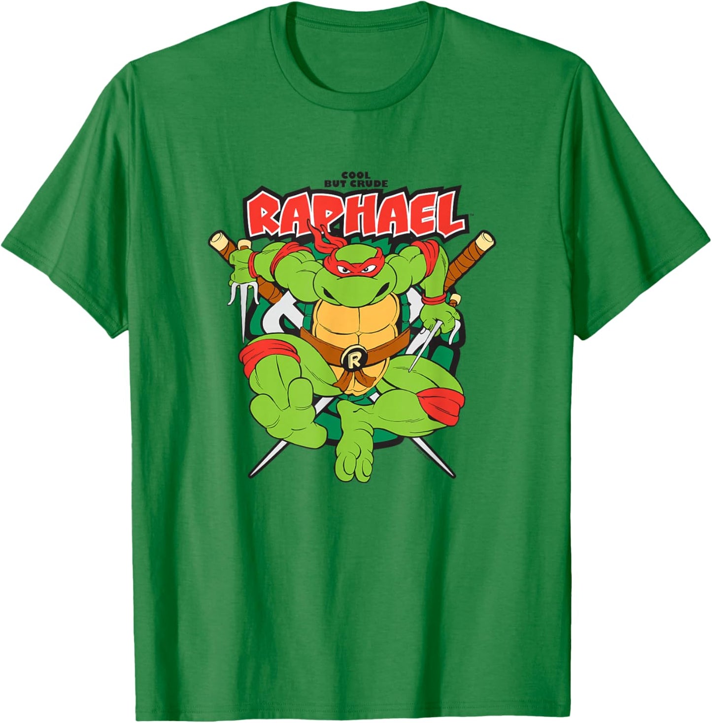 Teenage Mutant Ninja Turtles Cool but Crude Raphael T-Shirt - T-Shirt | Irish Green