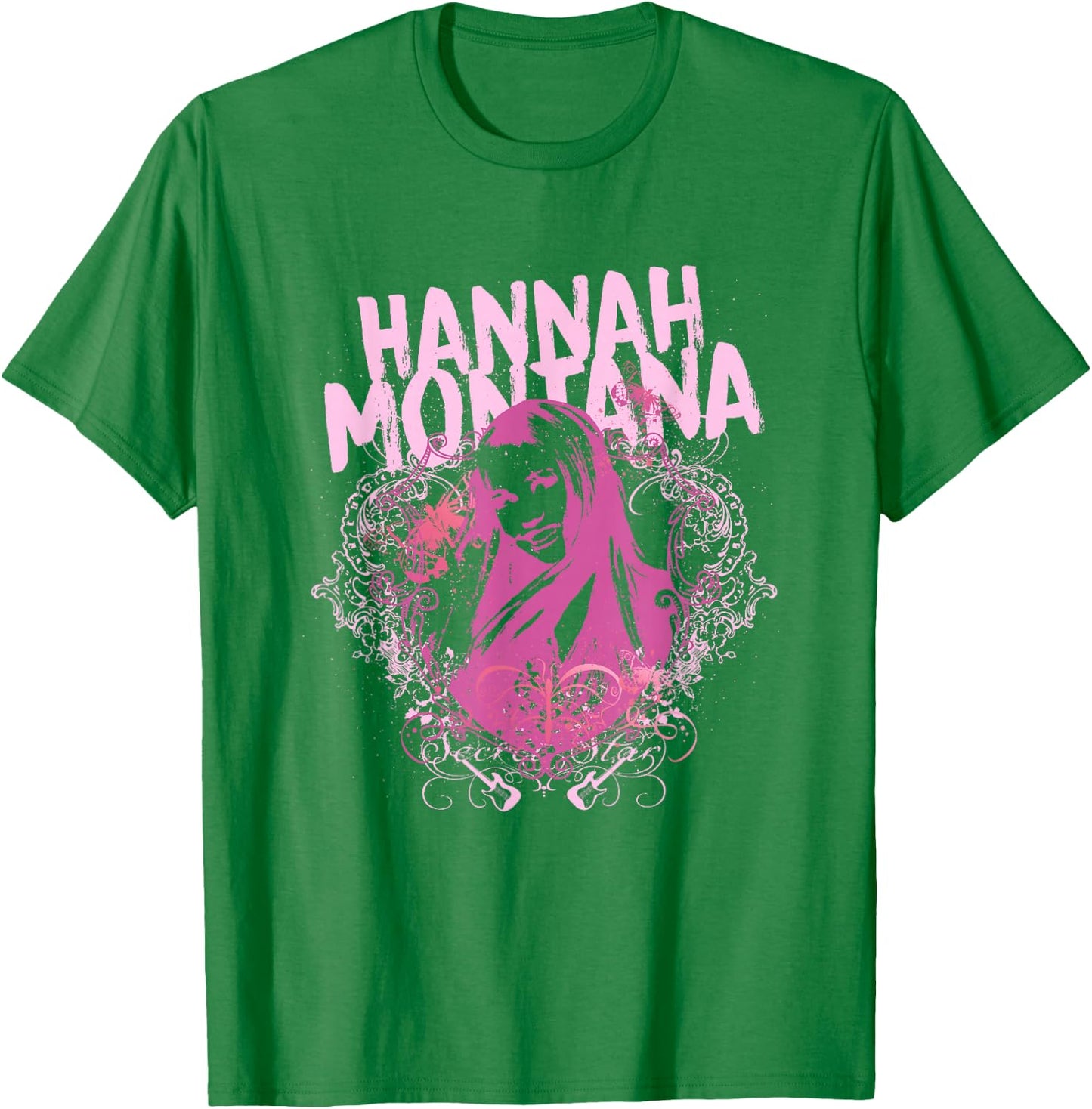 Disney Hannah Montana Iconic Teen Idol Big Chest Frame T-Shirt - T-Shirt | Irish Green