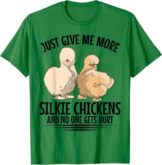 Silkie Chicken Toys Silkie Chicken Food Silkie Owner T-Shirt - T-Shirt | Irish Green