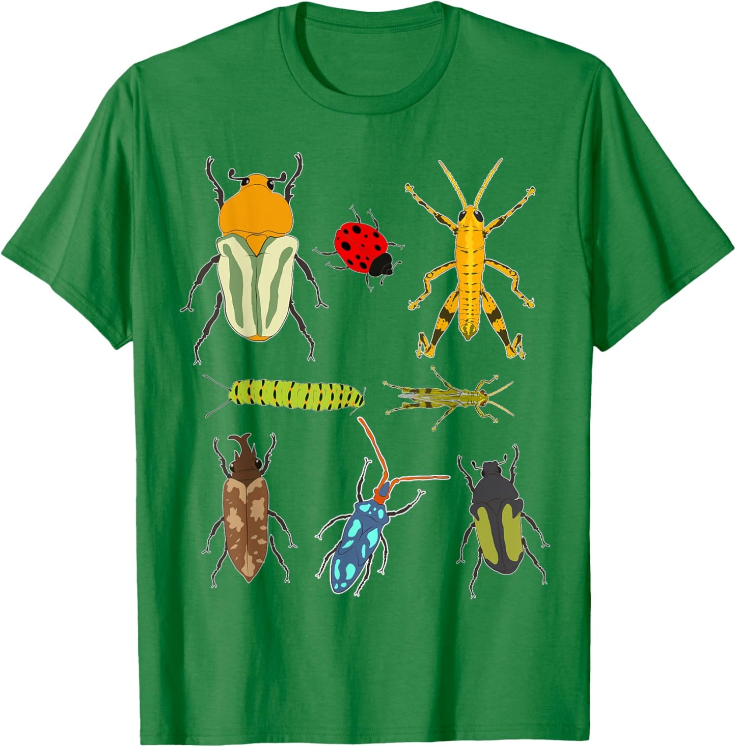 Biologist Entomologist Animal Lover Insect Beetle Bug T-Shirt - T-Shirt | Irish Green