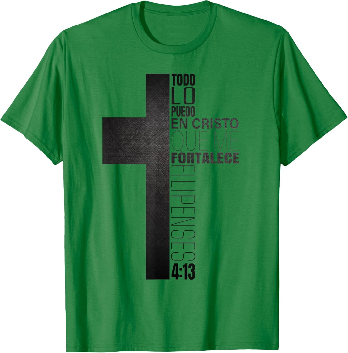 Filipenses 4 13 Regalos Cristianos Hombres Christian Spanish T-Shirt - T-Shirt | Irish Green