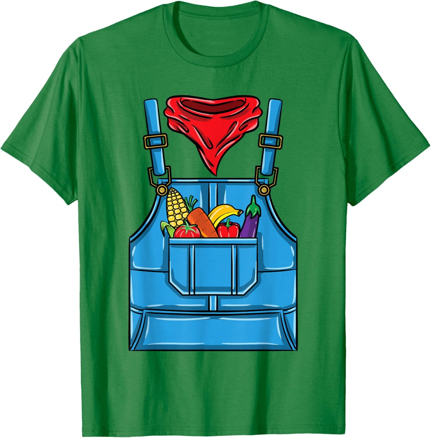 Farmer Costume Halloween T-Shirt - T-Shirt | Irish Green