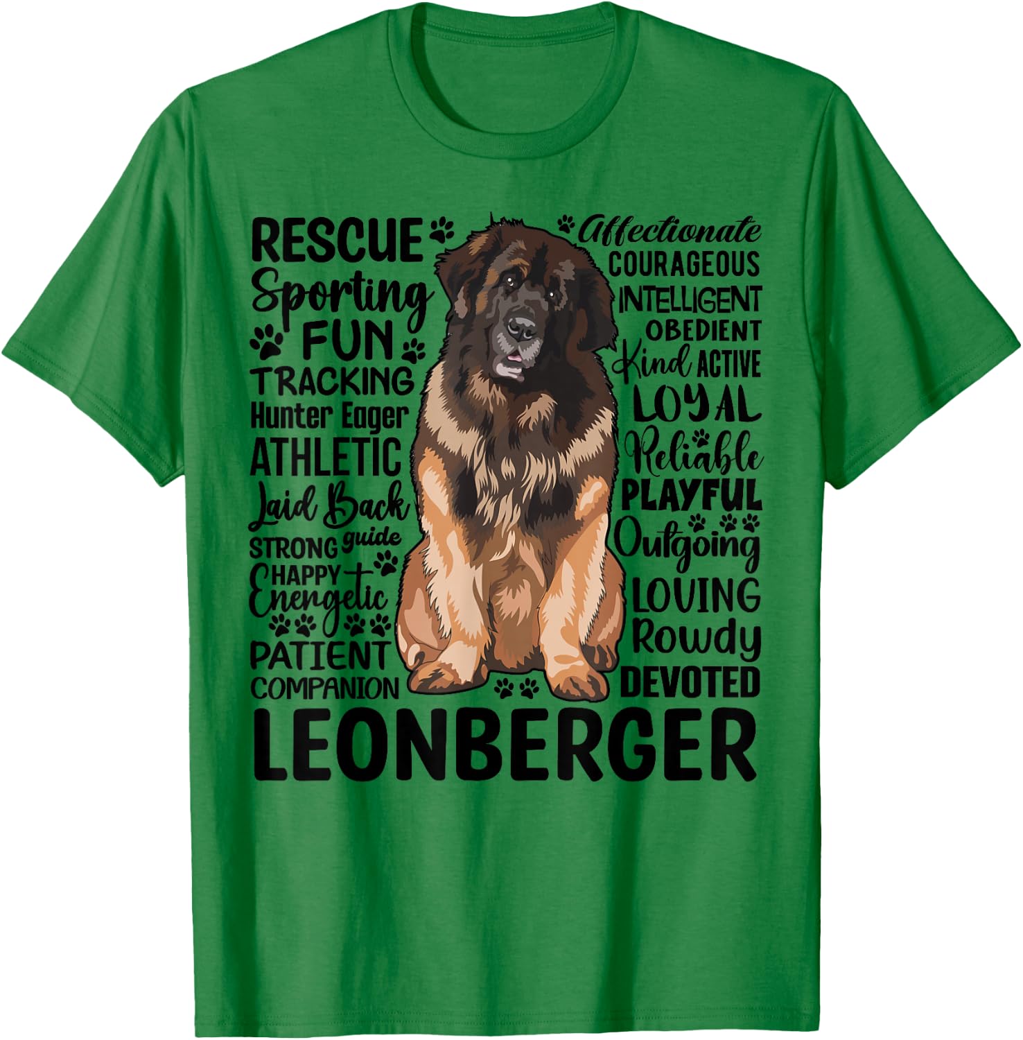 Leonberger Facts Leonberger Owner Leonberger Lover T-Shirt - T-Shirt | Irish Green
