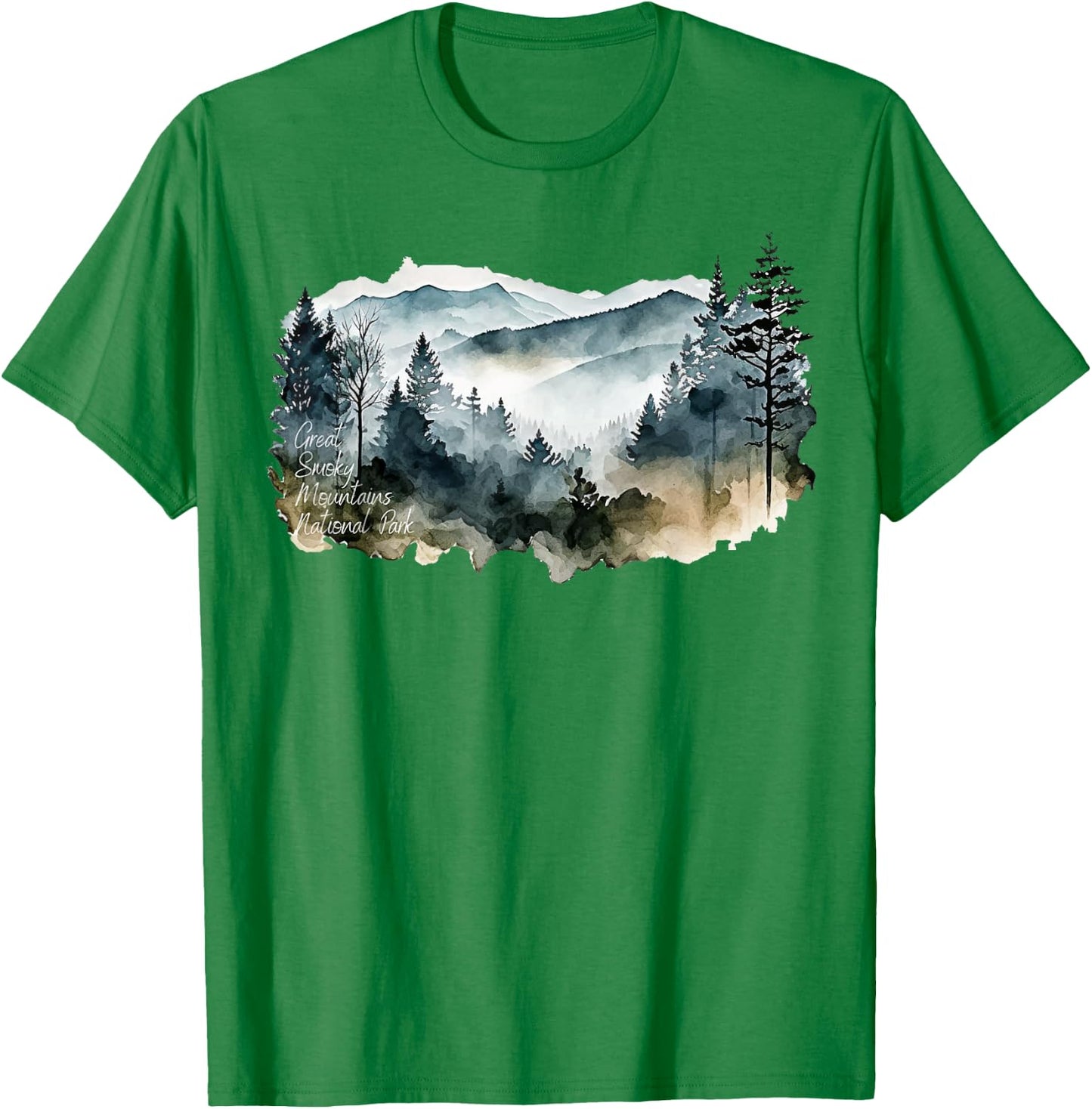 Great Smoky Mountains National Park is National Park Gifts T-Shirt - T-Shirt | Irish Green