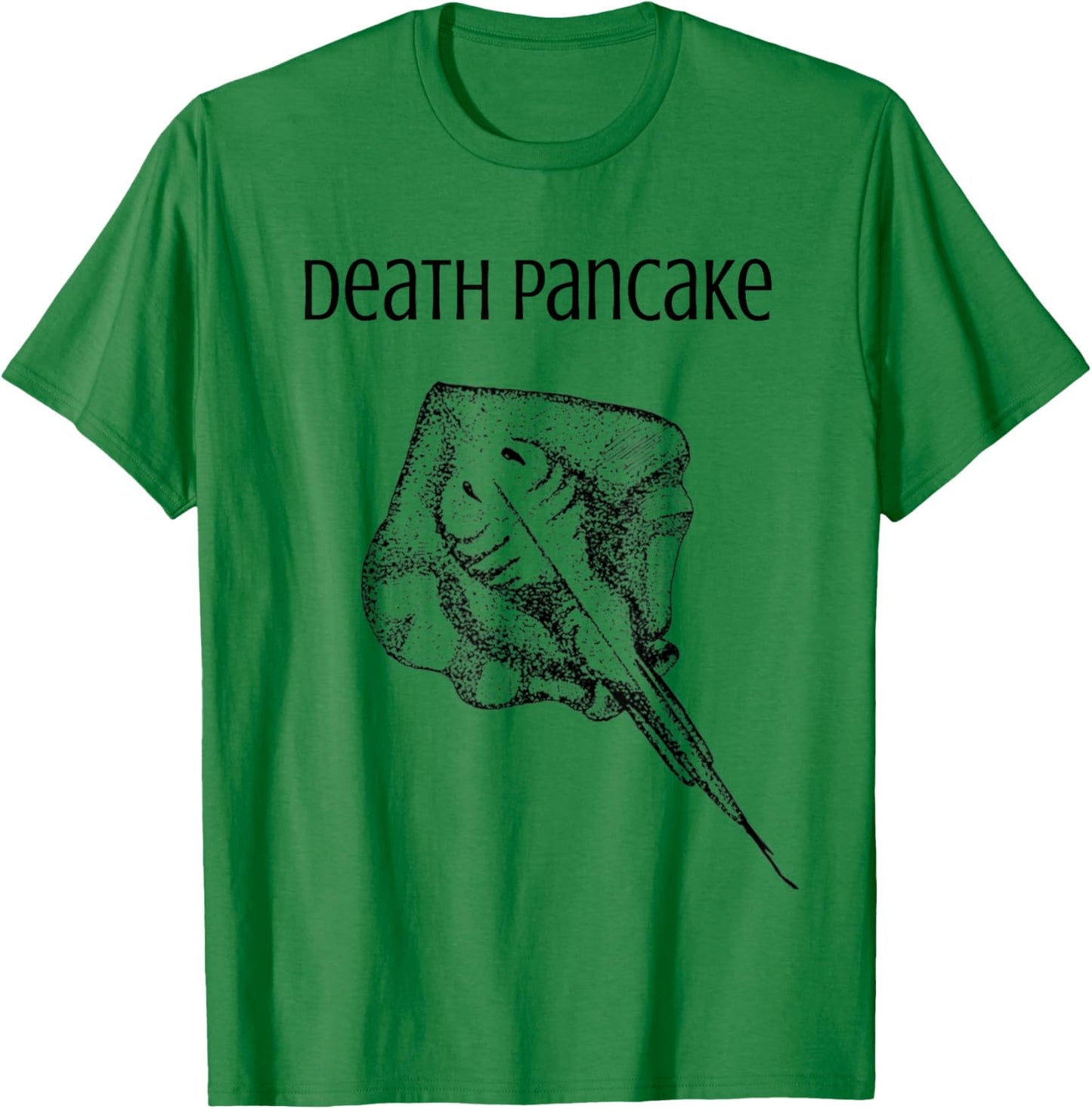 Funny Stingray Death Pancake Dumb Animal Name Stupid Joke T-Shirt - T-Shirt | Irish Green