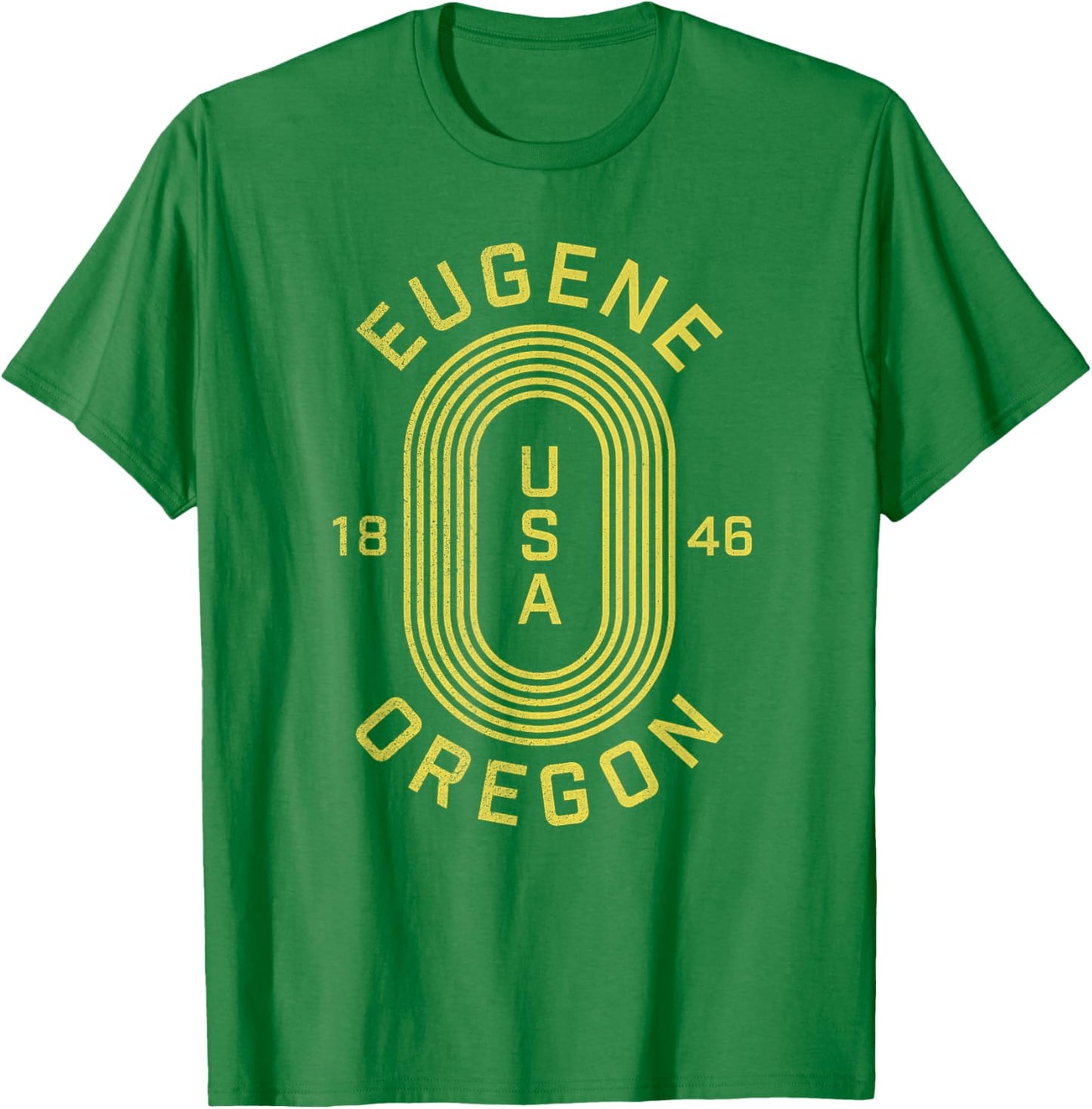 Eugene Oregon USA T-Shirt - T-Shirt | Irish Green