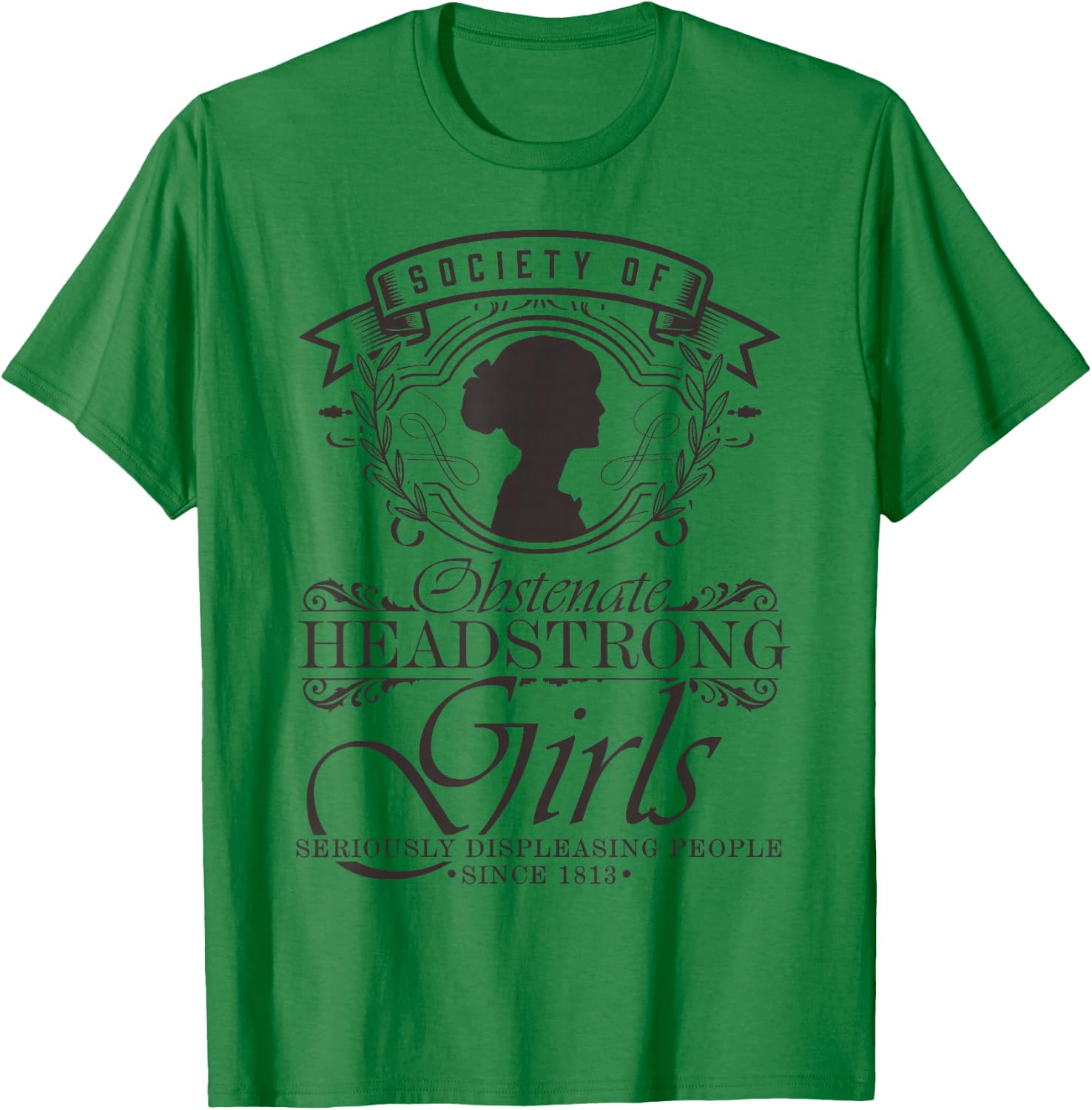 Jane Austen Quote Bookworm Novelist Reading T-Shirt - T-Shirt | Irish Green