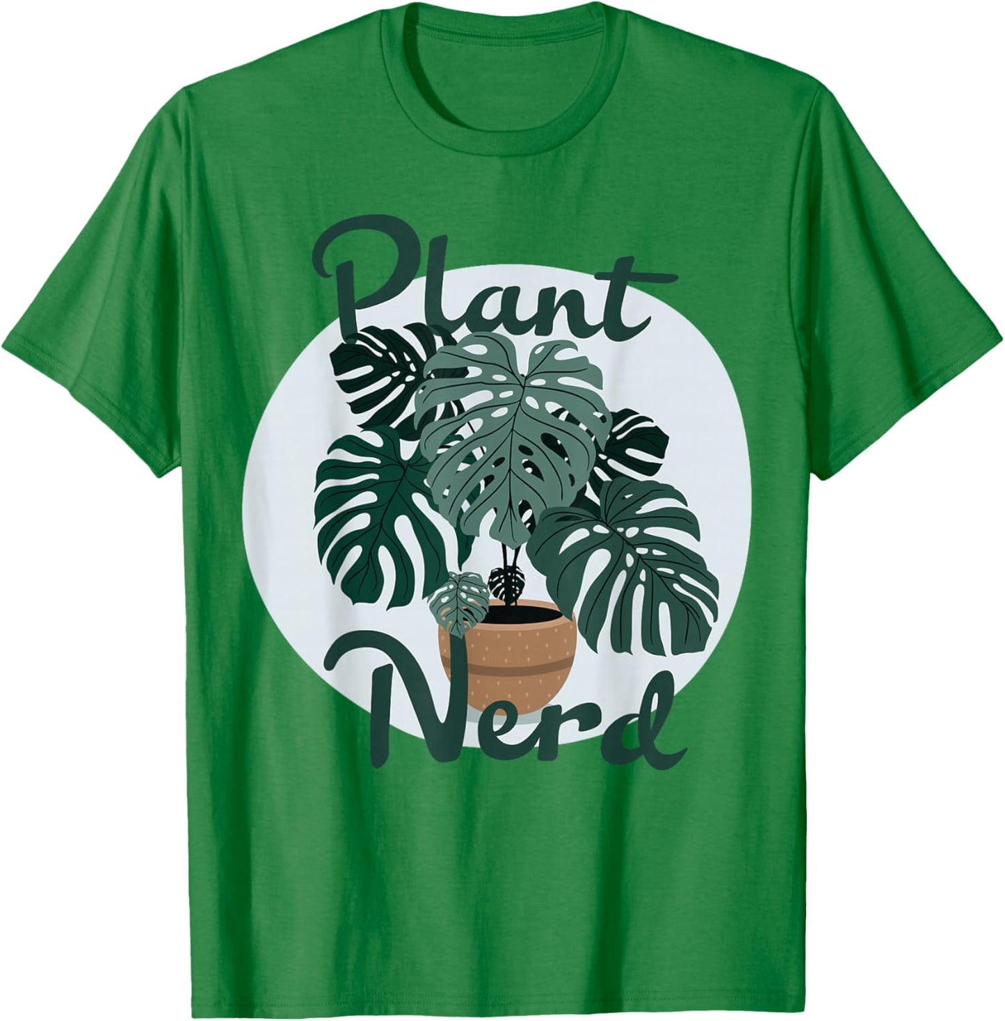 Plant Nerd Monstera T-Shirt - T-Shirt | Irish Green