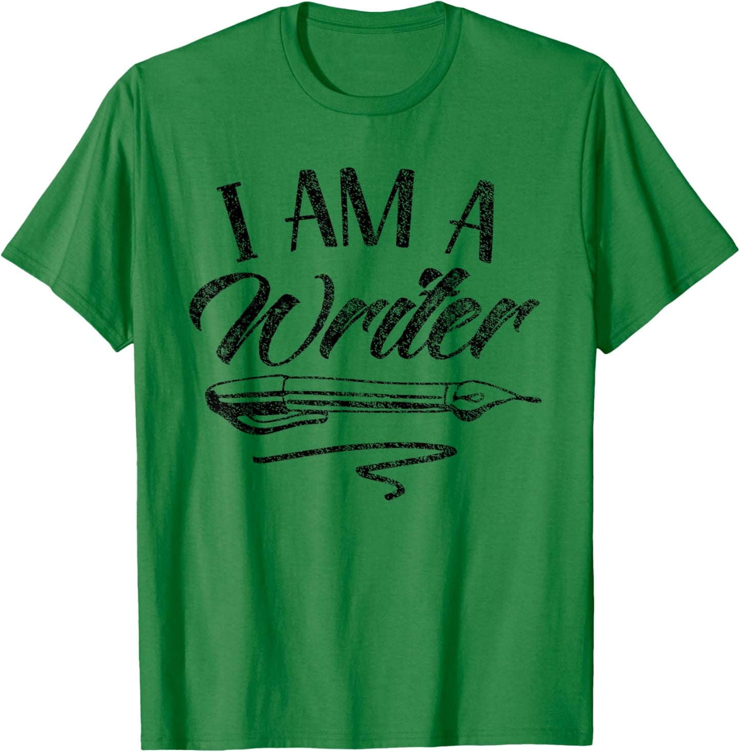 I Am A Writer Job Writing Author Write T-Shirt - T-Shirt | Irish Green