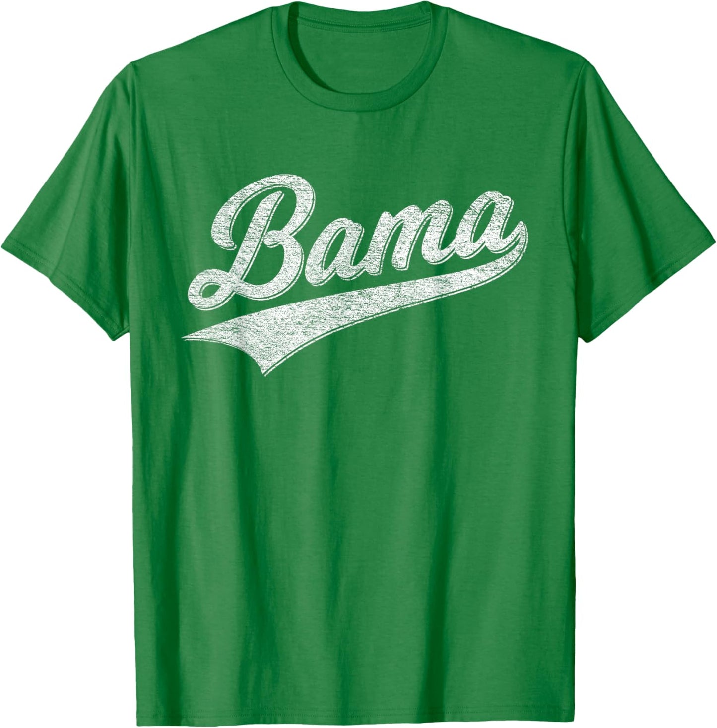 Bama Alabama Varsity Script Classic Sports Jersey Style T-Shirt - T-Shirt | Irish Green