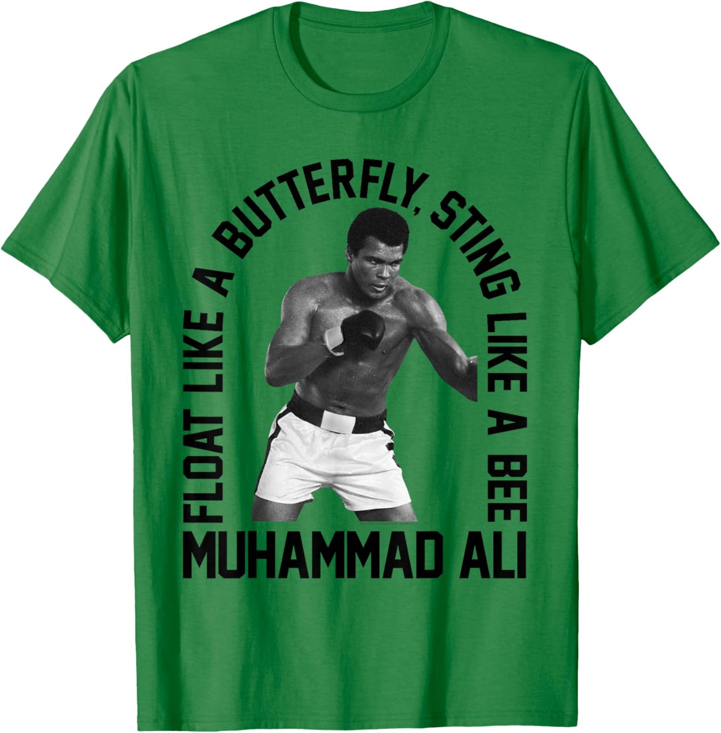 Muhammad Ali - Butterfly Sting T-Shirt - T-Shirt | Irish Green