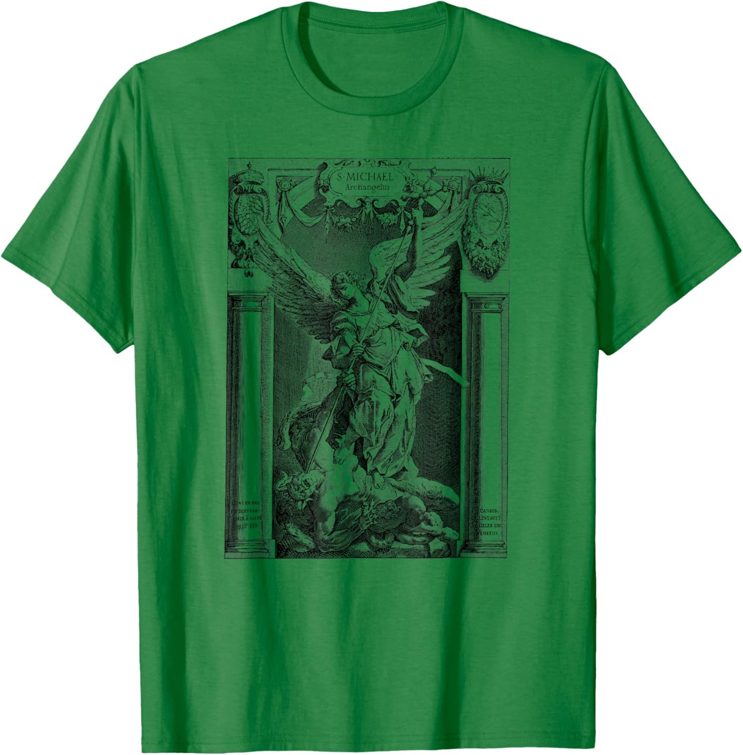 Saint Michael The Archangel T-Shirt - T-Shirt | Irish Green