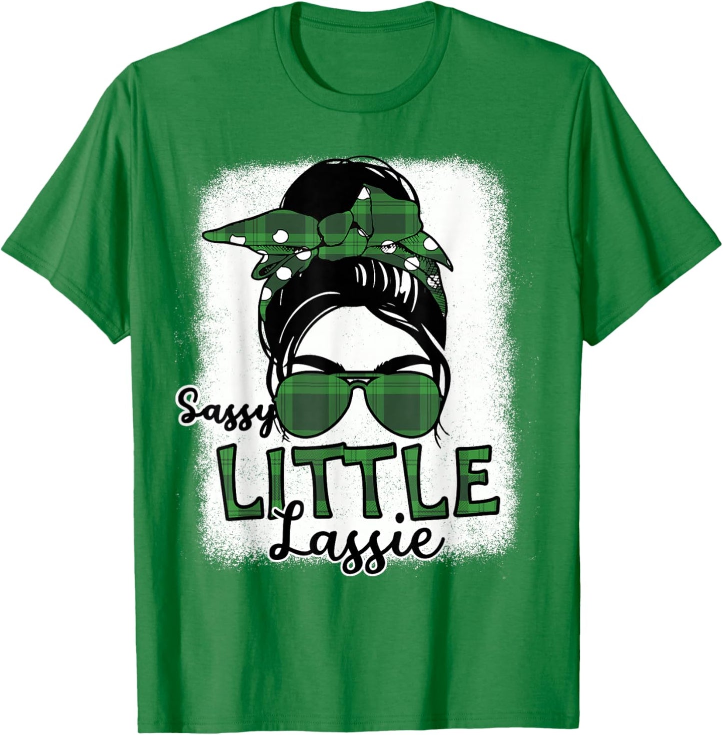 Girl St Patricks Day Sassy Little Lassie Cute Women Toddler T-Shirt - T-Shirt | Irish Green