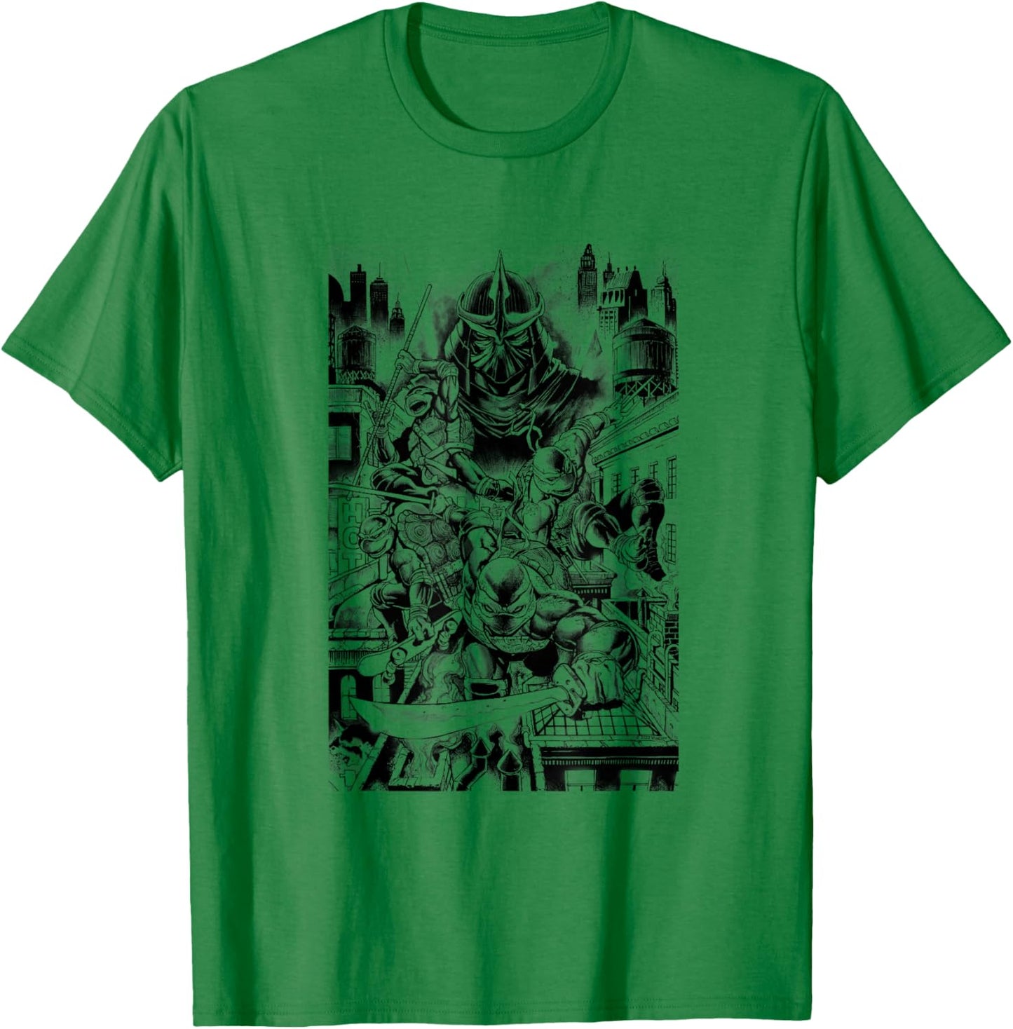 Teenage Mutant Ninja Turtles Take Down Shredder T-Shirt - T-Shirt | Irish Green