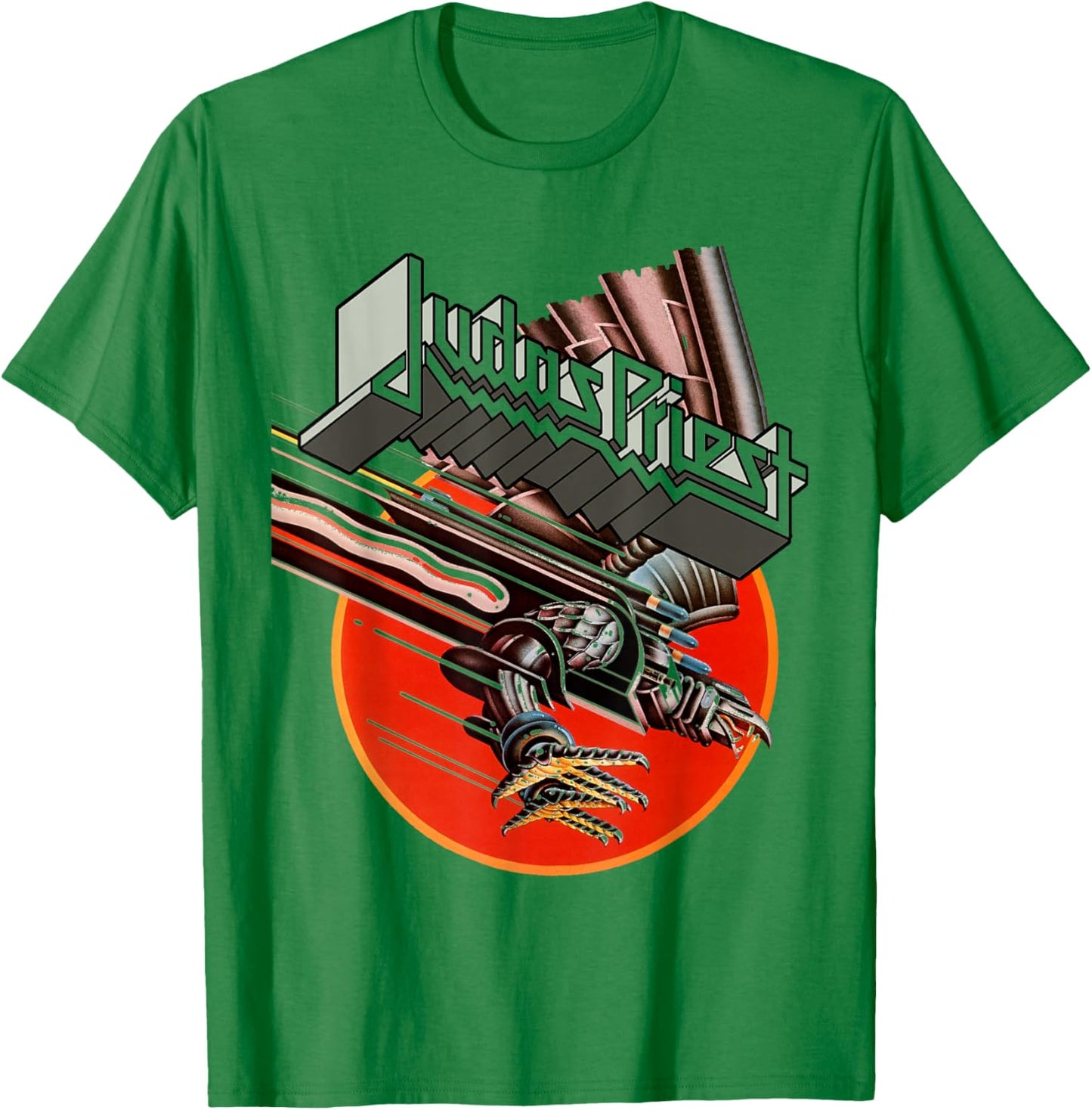 Judas Priest - Screaming For Vengeance Full Wings T-Shirt - T-Shirt | Irish Green