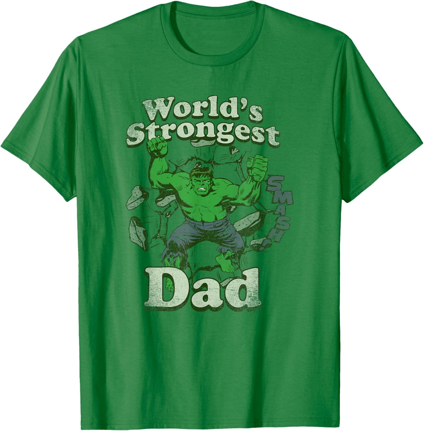 Marvel Father's Day Hulk World's Strongest Dad T-Shirt - T-Shirt | Irish Green