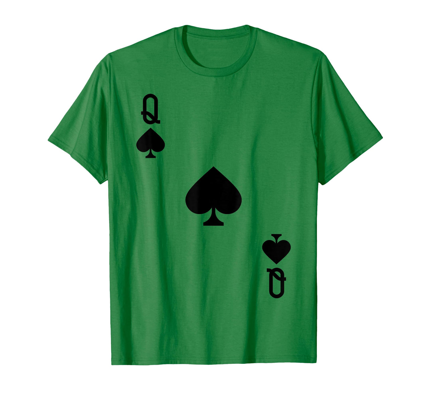 Queen of Spades Costume T-Shirt Halloween Deck of Cards T-Shirt