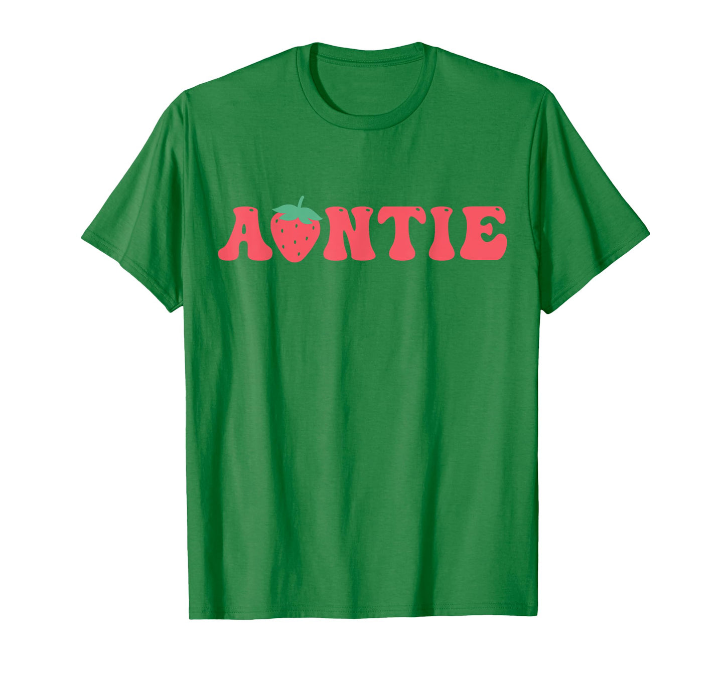 Auntie Of The Berry First Birthday Strawberry Matching Lover T-Shirt