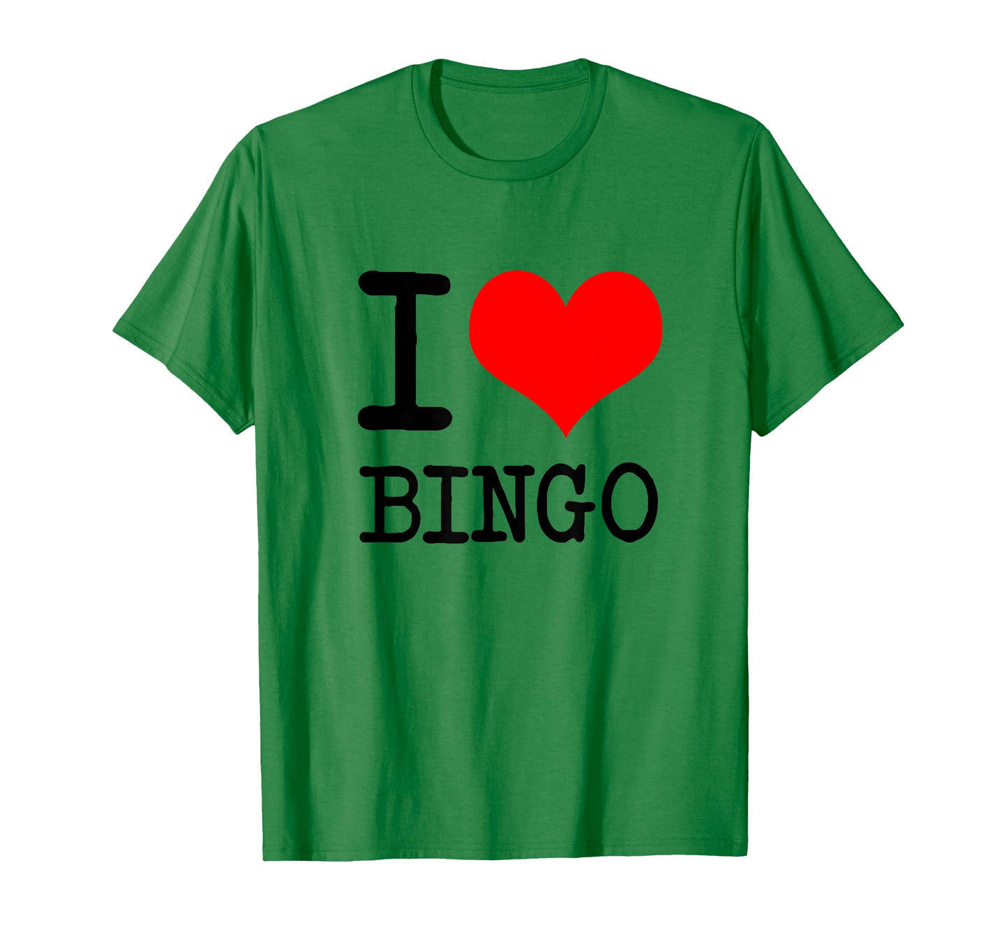 I Love (heart) Bingo T-shirt T-Shirt