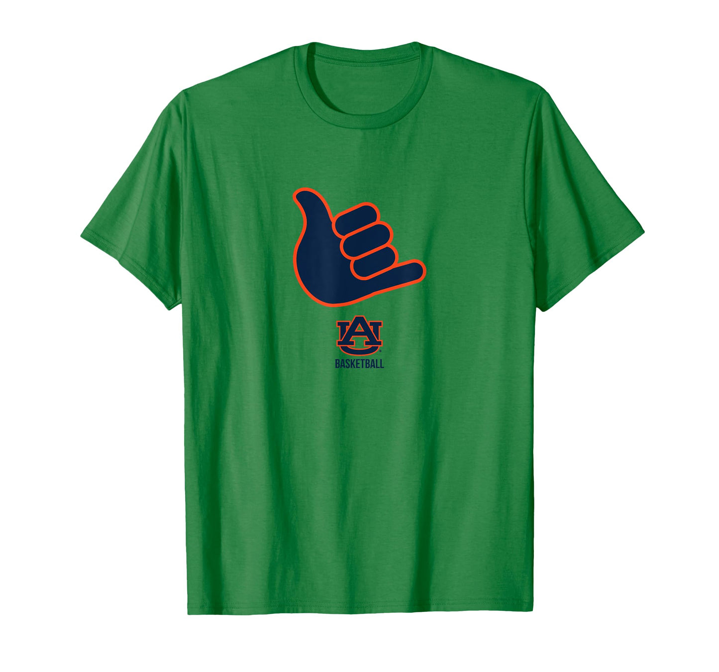 Auburn Basketball - Hand Sign (White) - Auburn Tigers T-Shirt