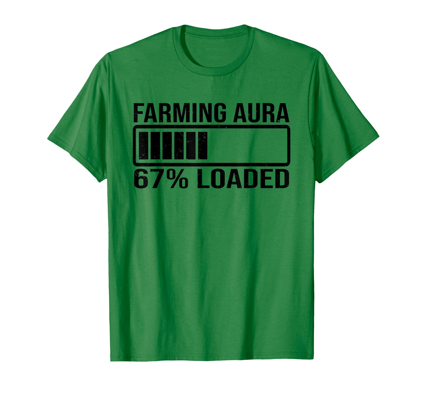 Farming Aura 67 Funny Six Seven Gen Alpha Meme T-Shirt