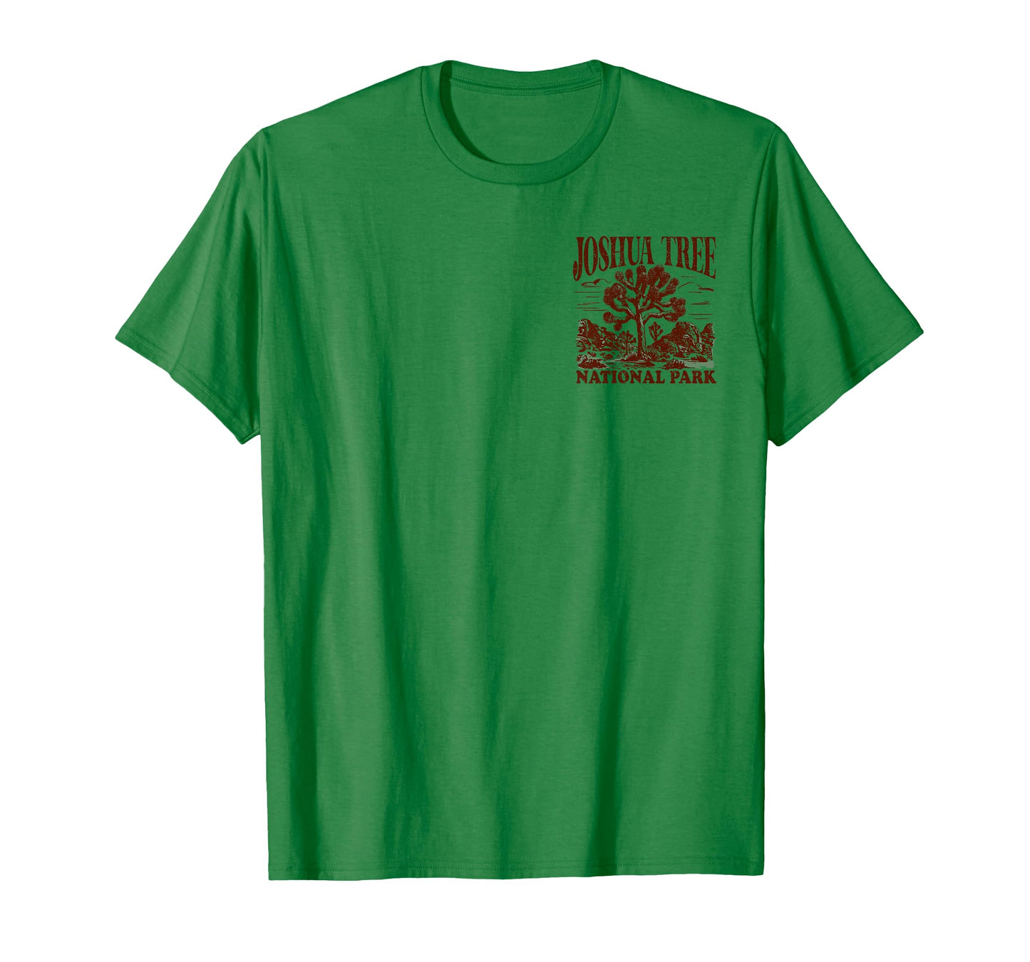 Joshua Tree Vintage Distressed Front and Back T-Shirt