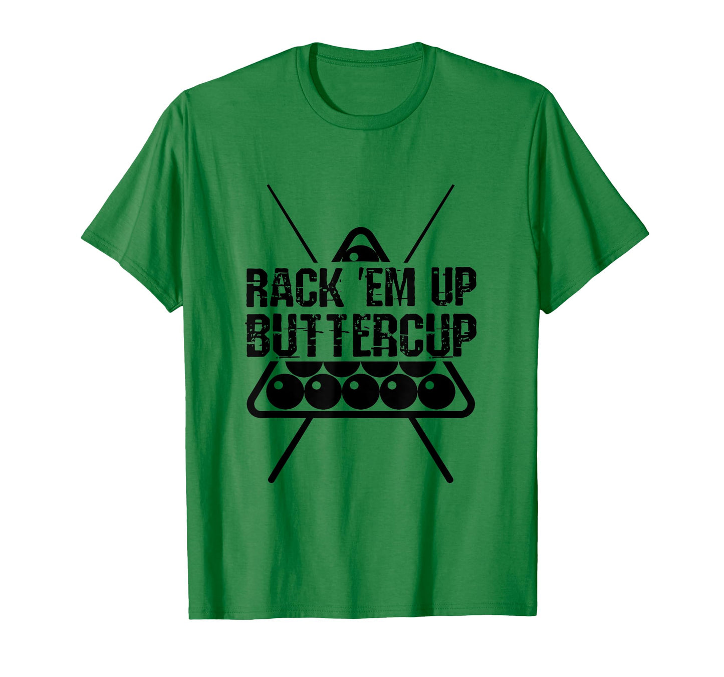 Pool Billards - Rack Em Up Buttercup T-Shirt