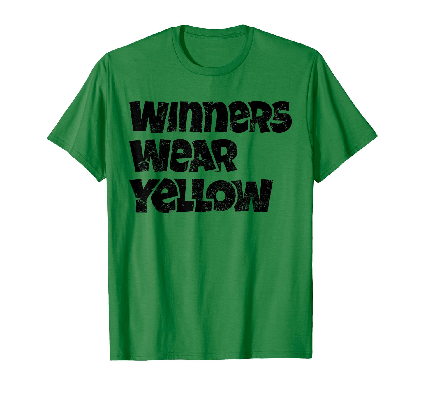 Winners Wear Yellow Spirit Wear Team Game Color War Funny T-Shirt