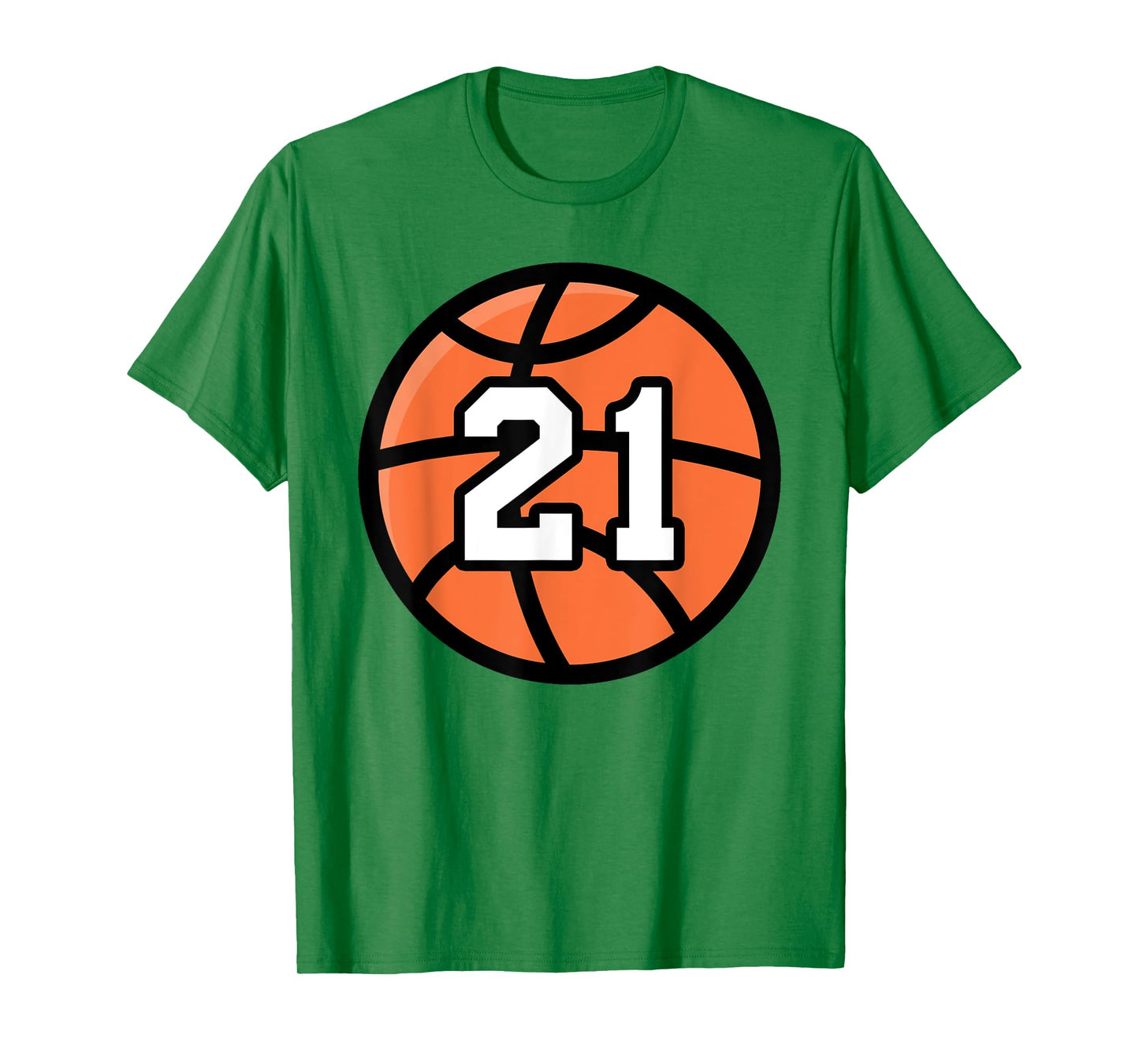 Classic Sport Basketball 21 Jersey Number T-Shirt