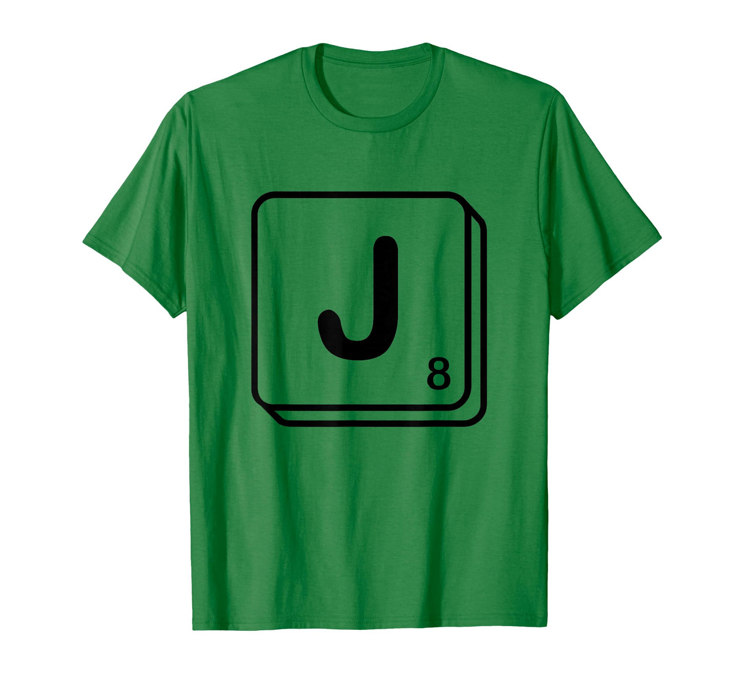 Letter J Word Game Tile T-Shirt