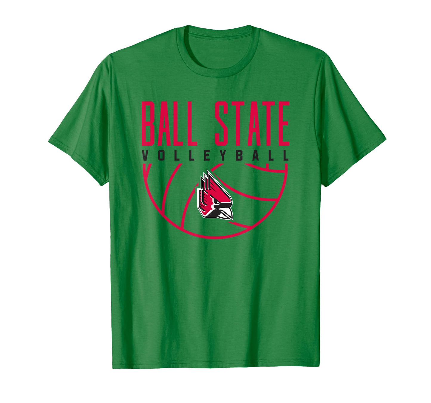 Ball State University Cardinals Volleyball Arch T-Shirt