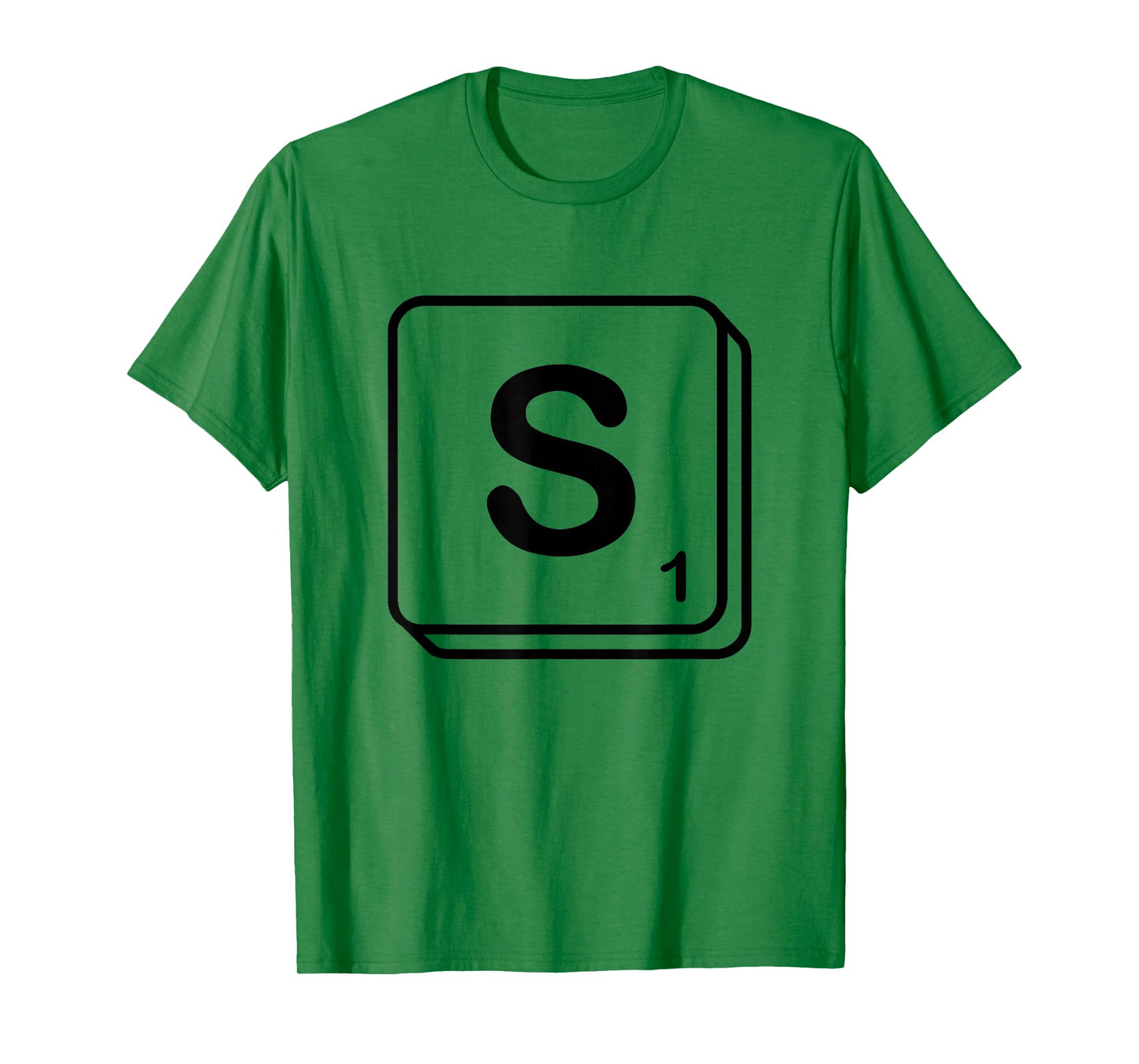 Letter S Word Game Tile T-Shirt