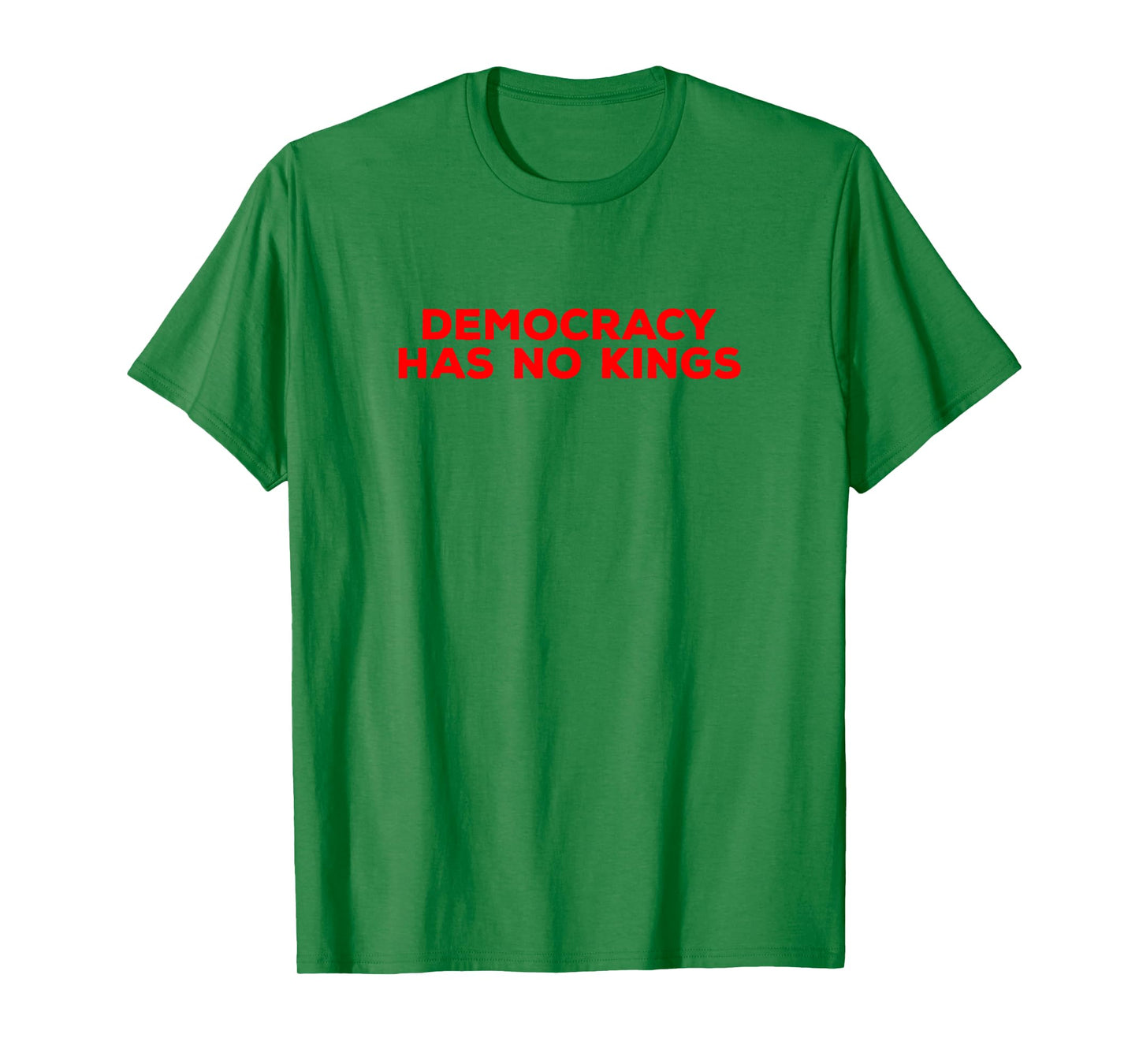 T Shirt for Women Democracy Has No Kings American Minimalist T-Shirt
