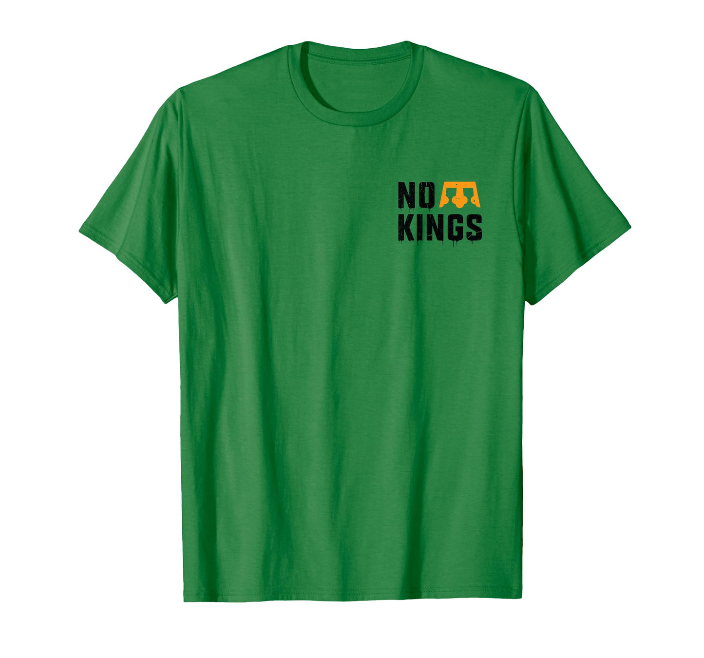 No Kings Two Sided Front Back Nope Vintage T-Shirt