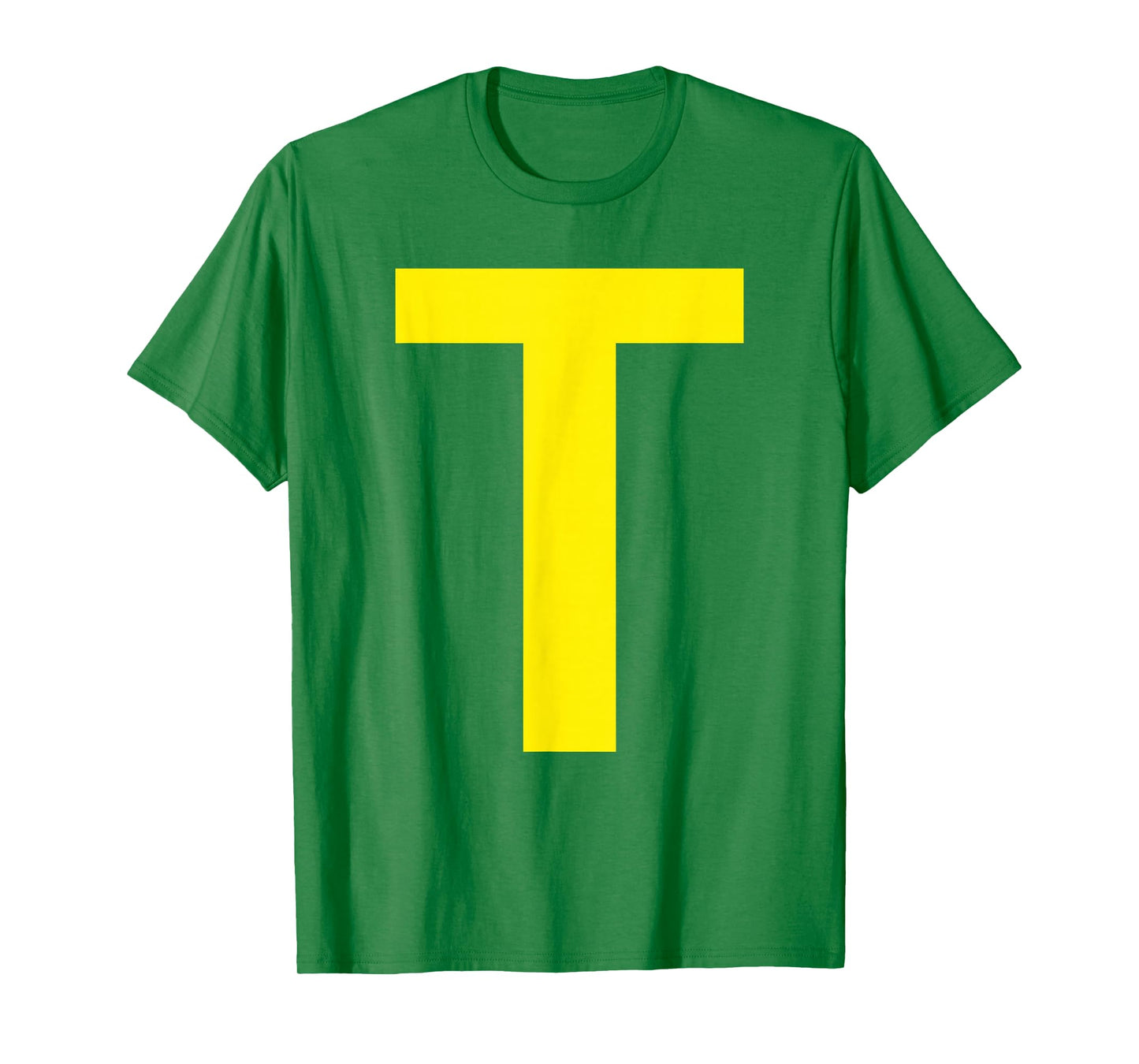 Letter T Funny Chipmunk Group Halloween Thanksgiving Costume T-Shirt