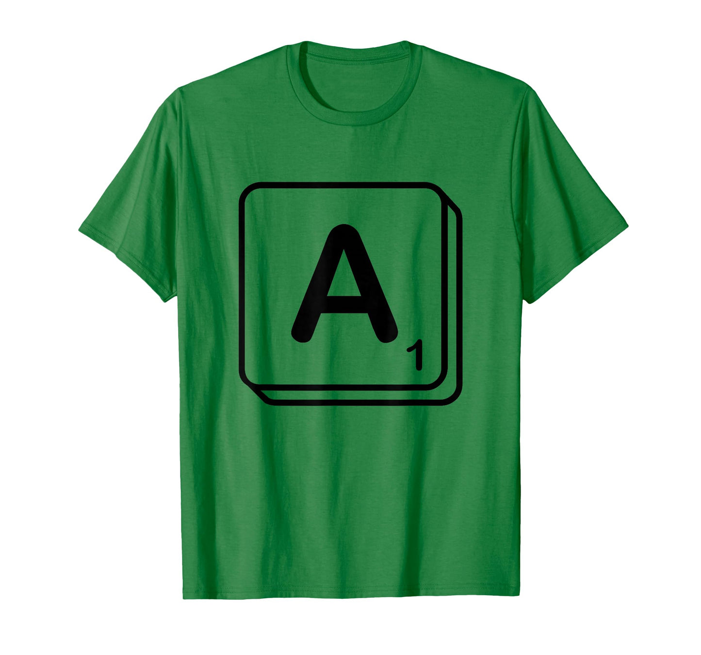 Letter A Word Game Tile T-Shirt