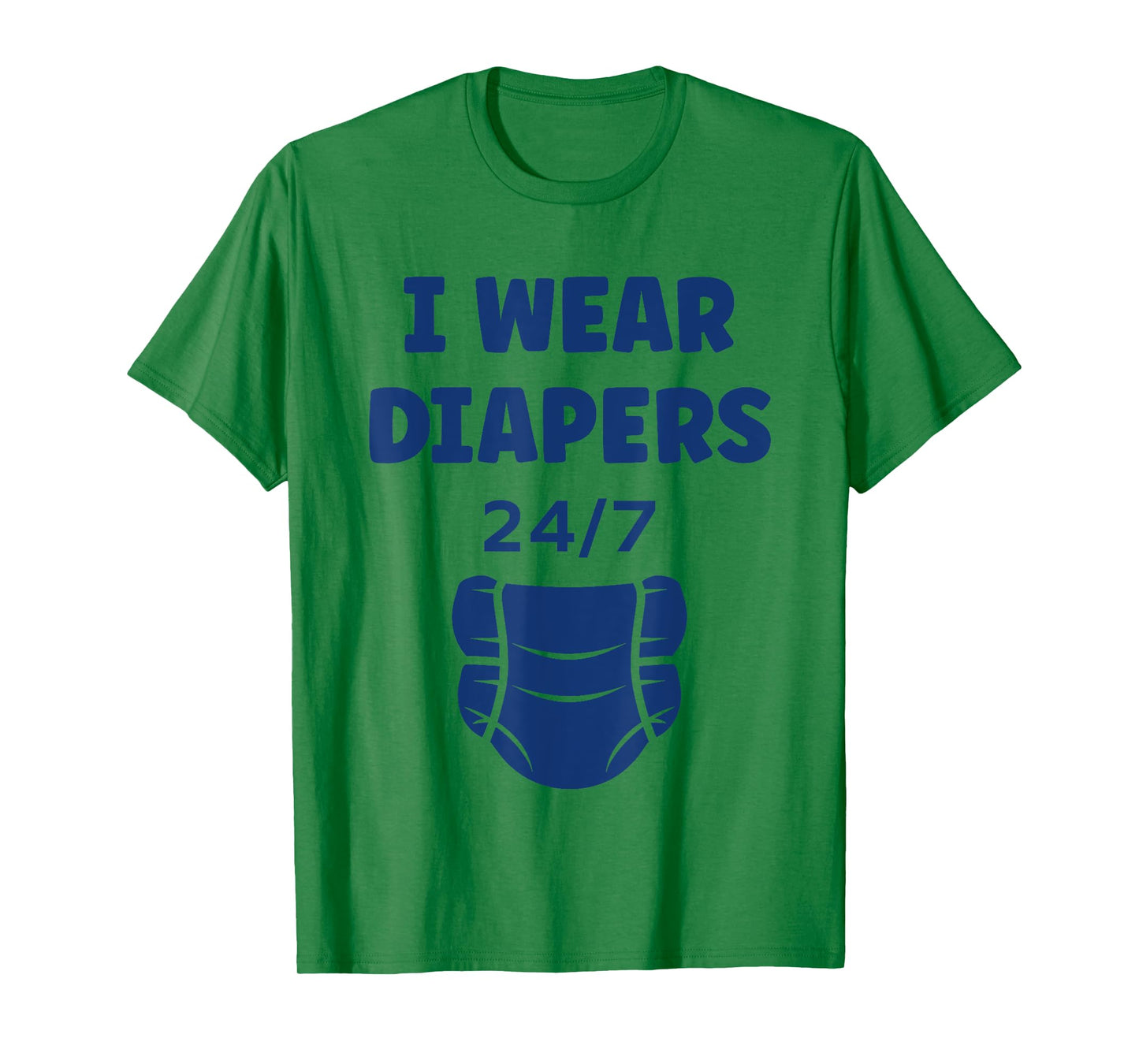 Diaper Minimalist Baby Parent i wear Diapers T-Shirt