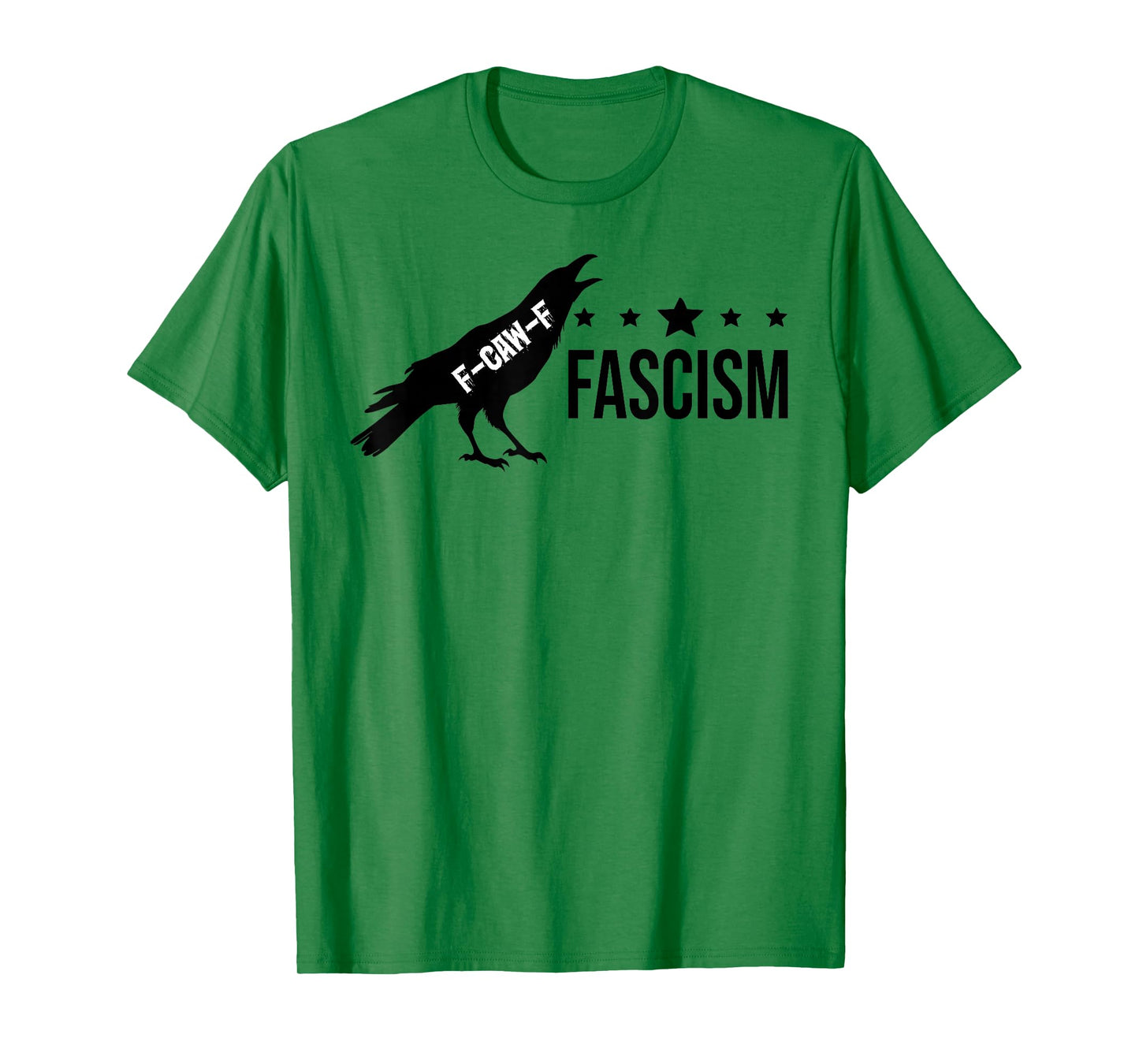 Resist Fascism Sign F Caw F Oligarchy No Kings Pro Democracy T-Shirt