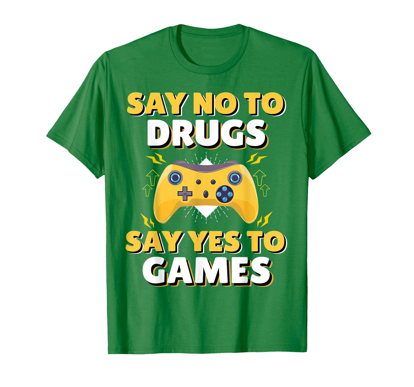 Say No To Say Yes To Video Games Red Ribbon Week Gaming T-Shirt