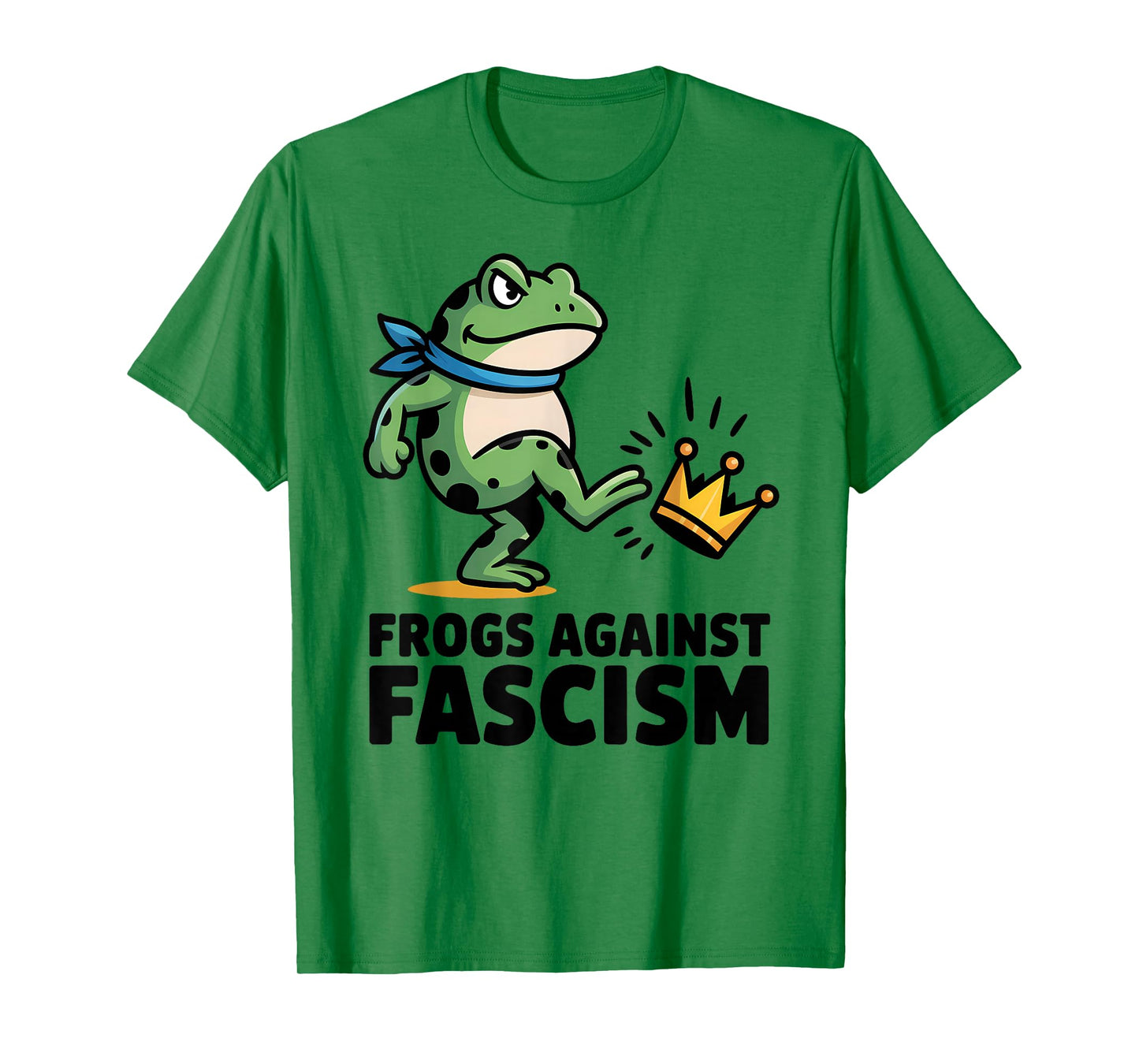 Frogs Against Fascism 50501 No King Portland Frog Protests T-Shirt