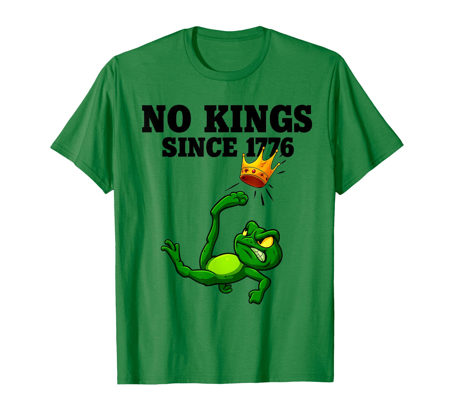 No Kings Since 1776 Frog Protest T-Shirt