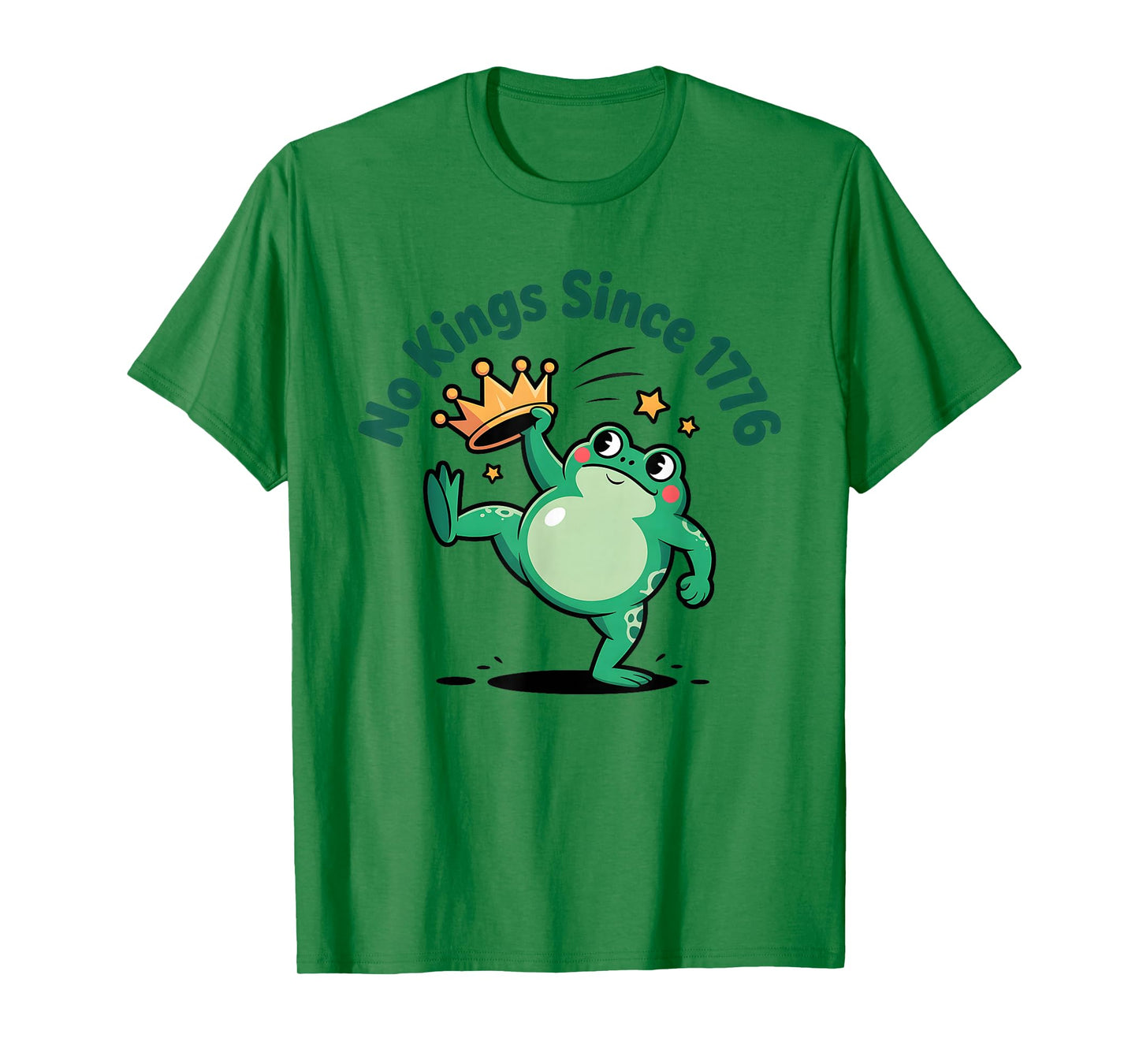 Frog Protest No Kings in America Democracy Patriotic Frog T-Shirt