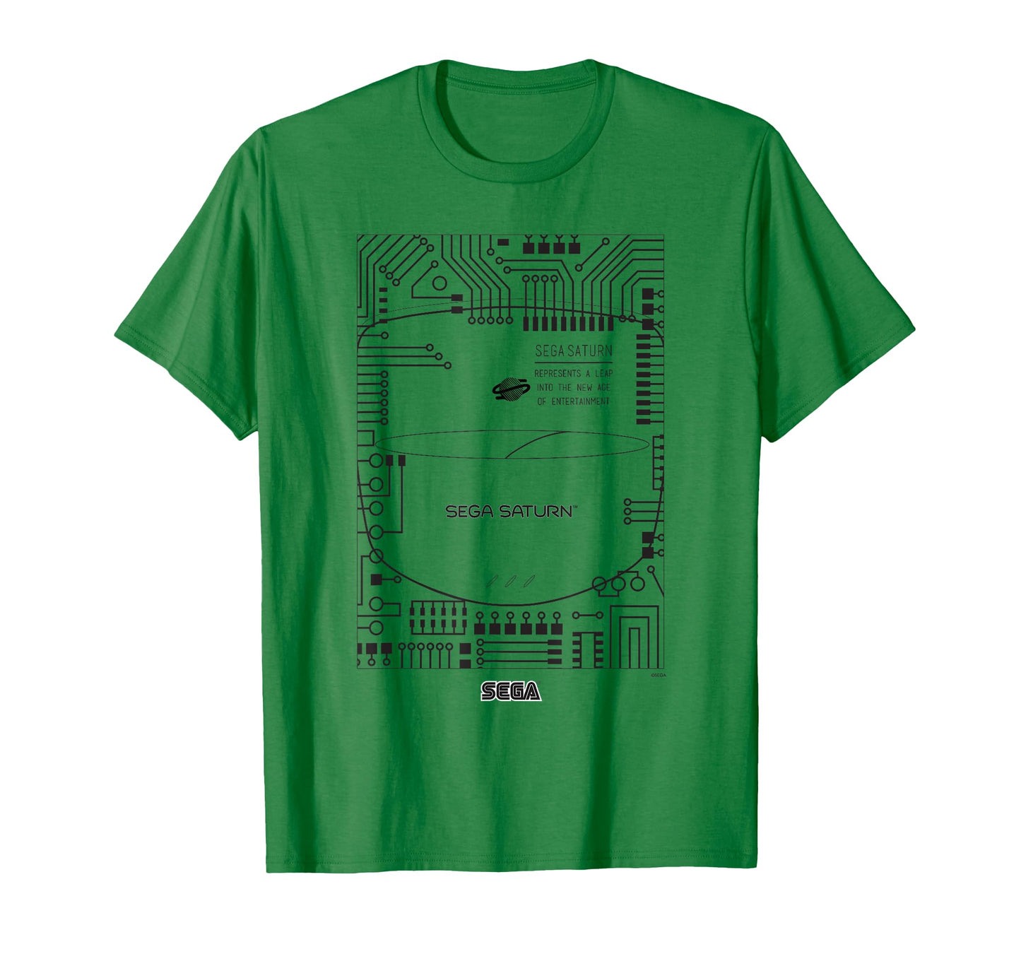SEGA Saturn microchip video game T-Shirt