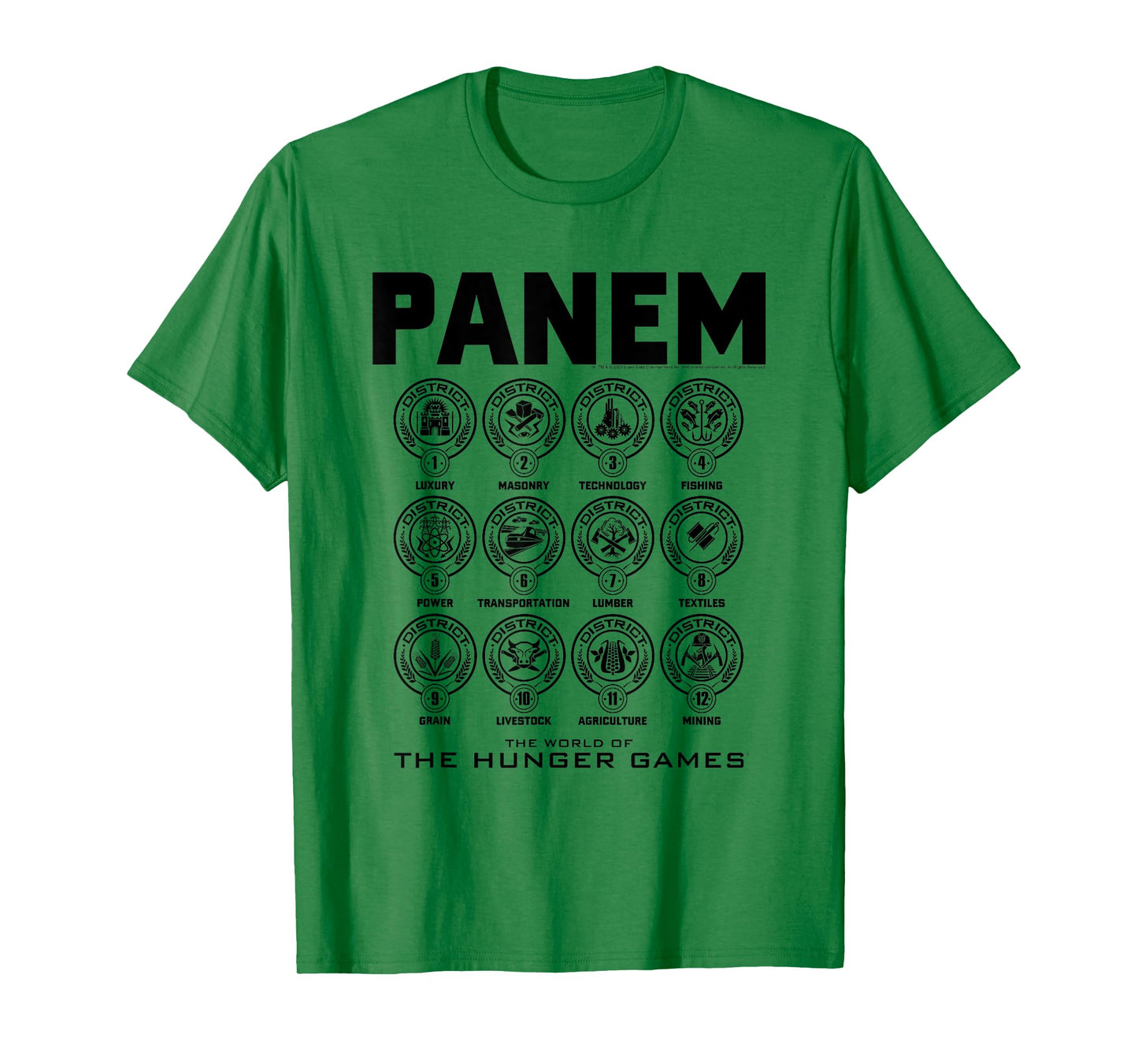 The Hunger Games District Icons T-Shirt