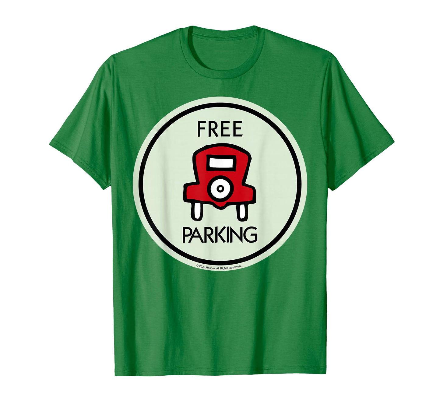 Monopoly Free Parking Game Board Vintage Logo T-Shirt