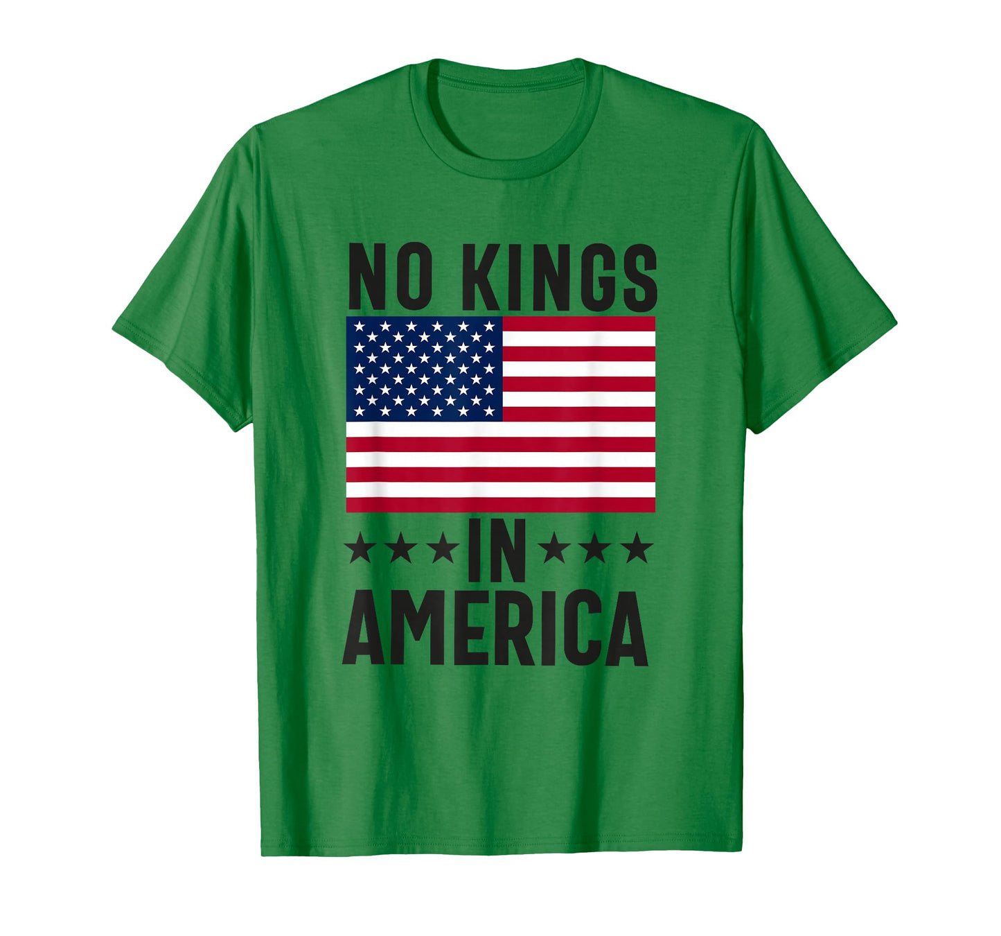 No Kings in America flag Protest Save Democracy T-Shirt