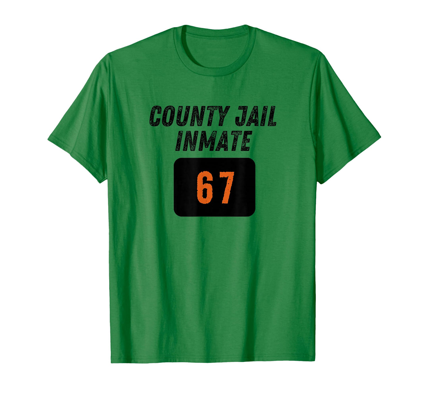 County Jail Prison Inmate 67 Halloween Funny Mens Womens T-Shirt