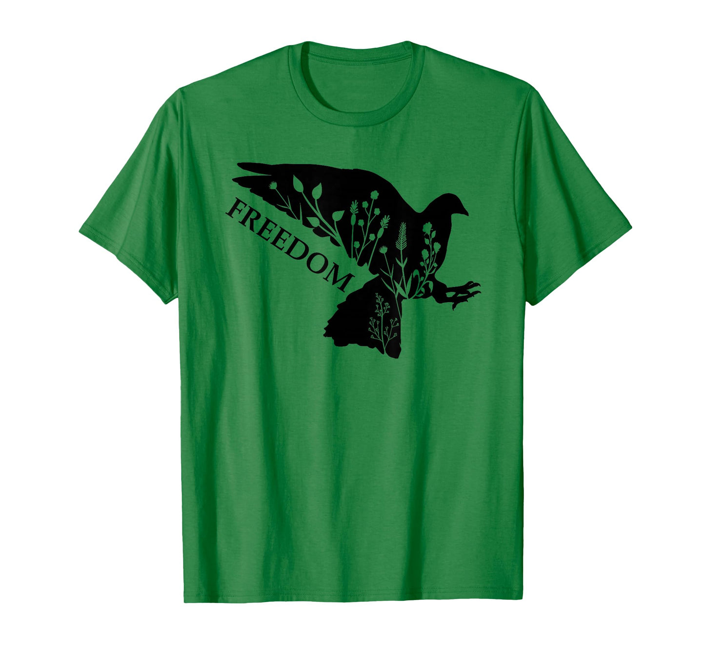Peace and Freedom Sign That Says Freedom Dove Freedom Saying T-Shirt