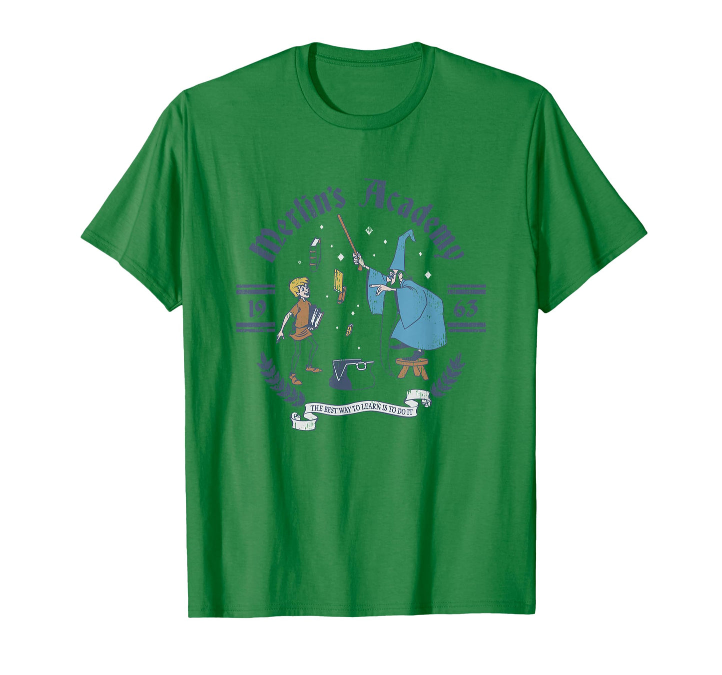 Disney The Sword in the Stone Merlin's Academy Vintage T-Shirt